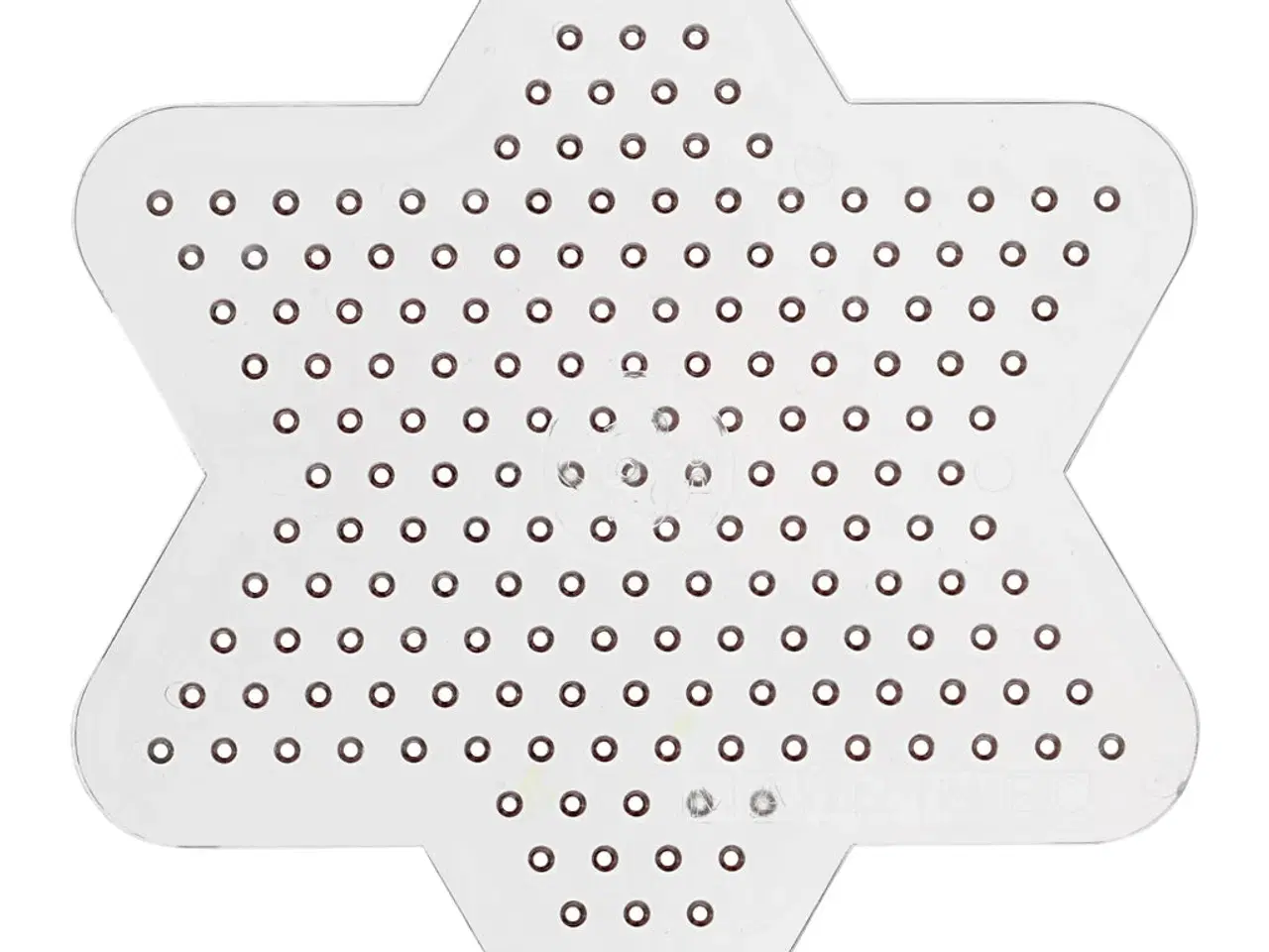 Billede 1 - Klar Perleplade - Lille Stjerne 10 cm til Kreativitet