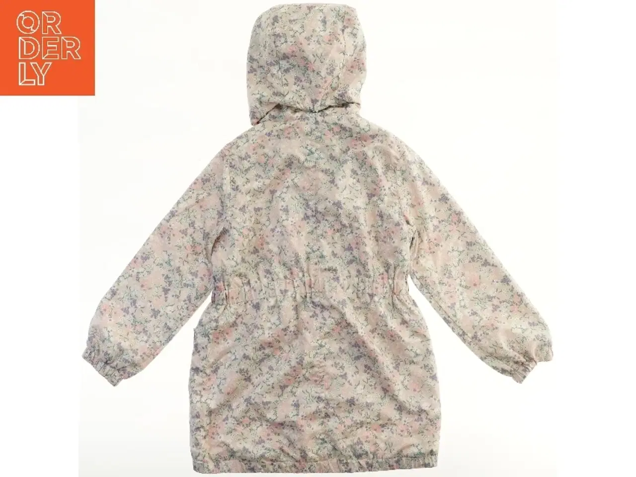 Billede 1 - Blomstret jakke med hætte fra Logg h&m (str. 122)