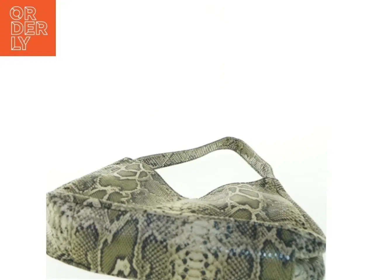 Billede 3 - Taske med slangeskindsprint (str. 25x30x6 cm)