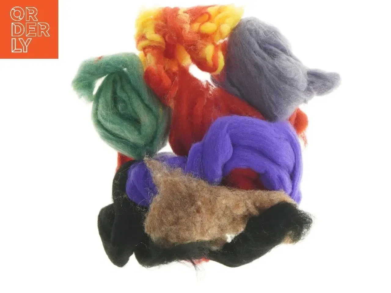 Billede 2 - Farvet uld til filtning