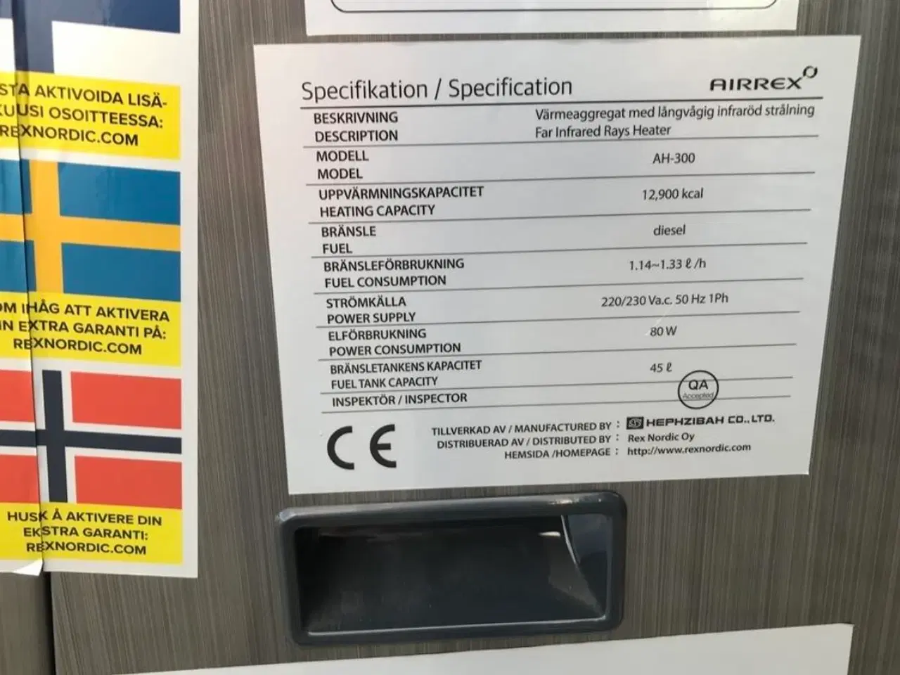 Billede 10 - Airrex AH‑300i infrarød dieselvarmer