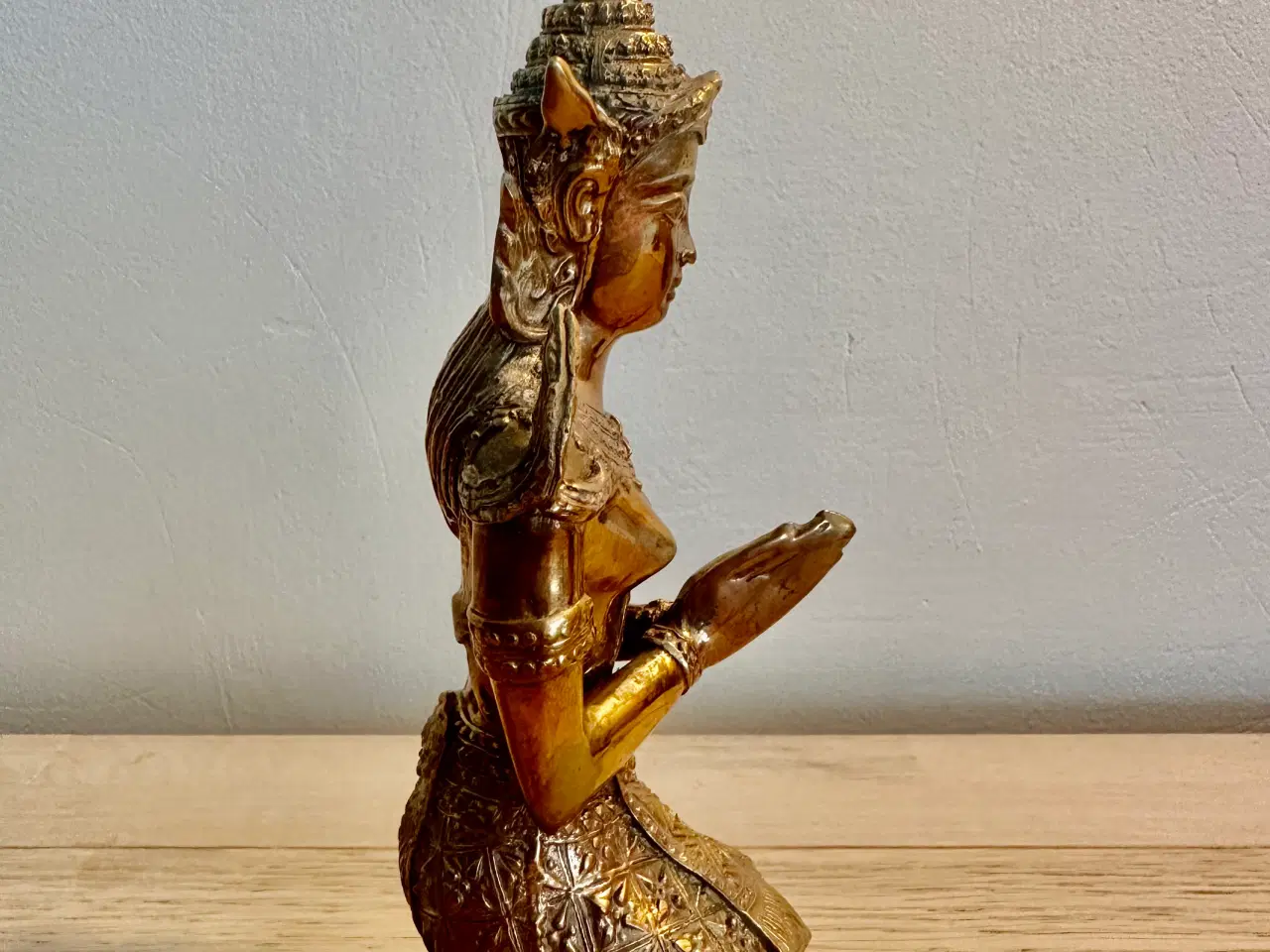 Billede 6 - Antikke Buddha figurer af bronze/ messing 