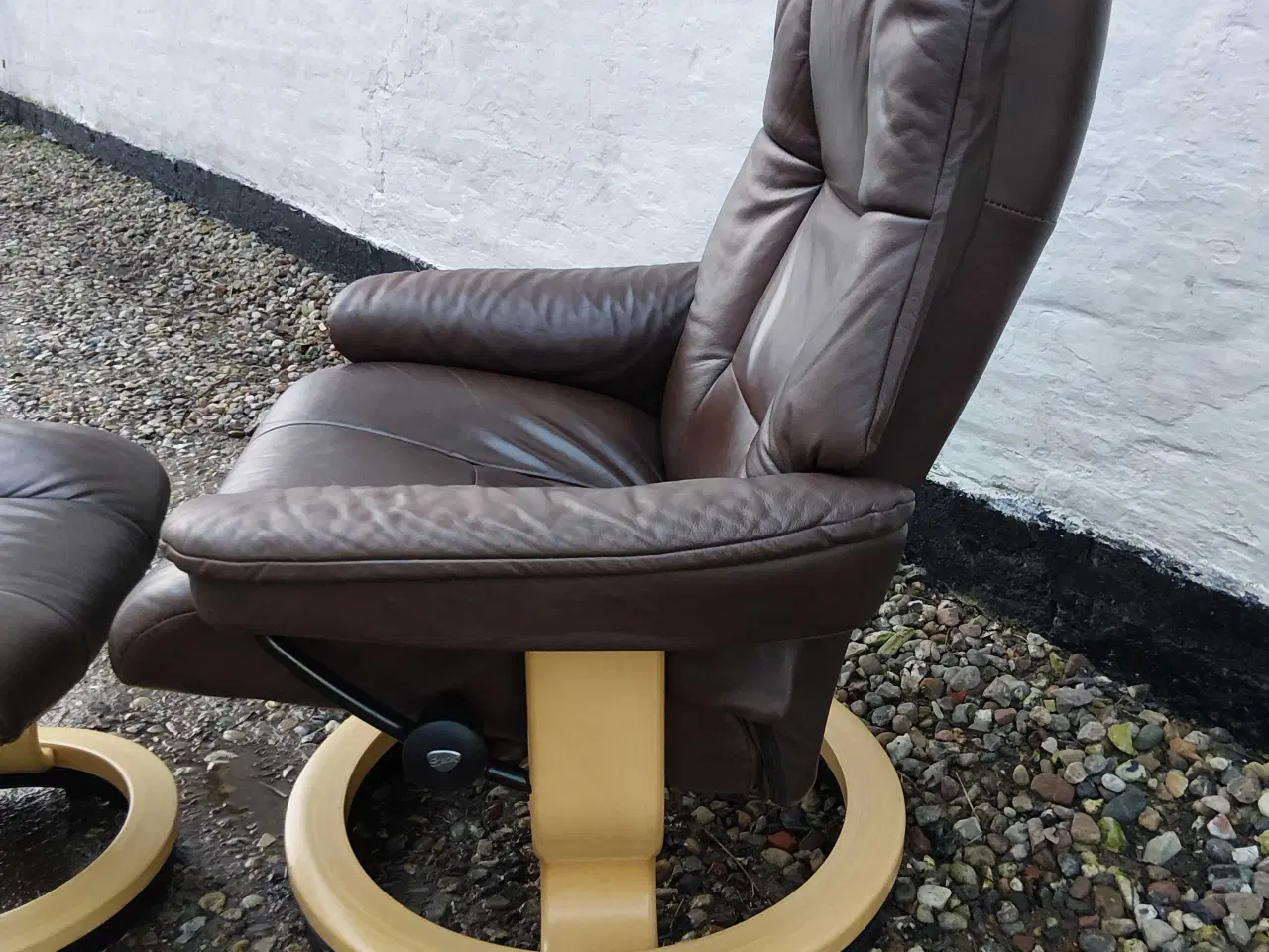 Billede 2 - Stressless mayfair læder lænestol. NYPRIS 21.998,-