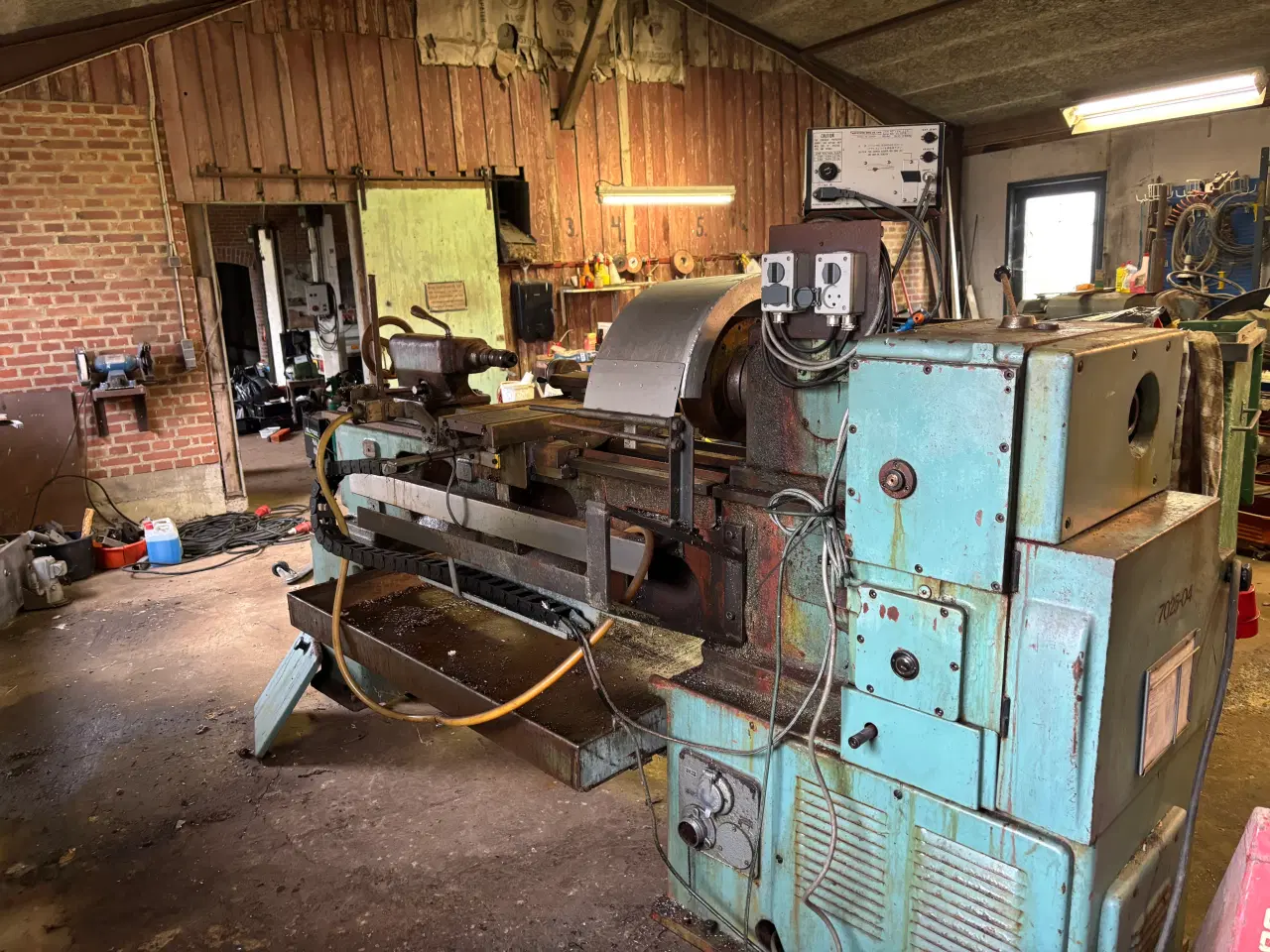 Billede 2 - TOZ metaldrejebænk, 62mm boring, 2m