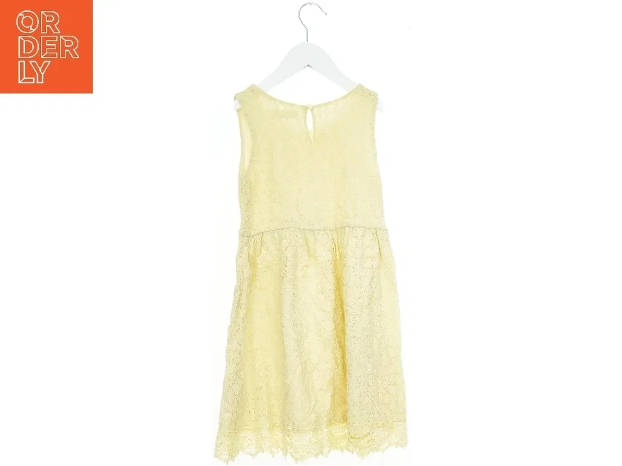 Billede 2 - Gul blondekjole til børn fra H&M (str. 140)