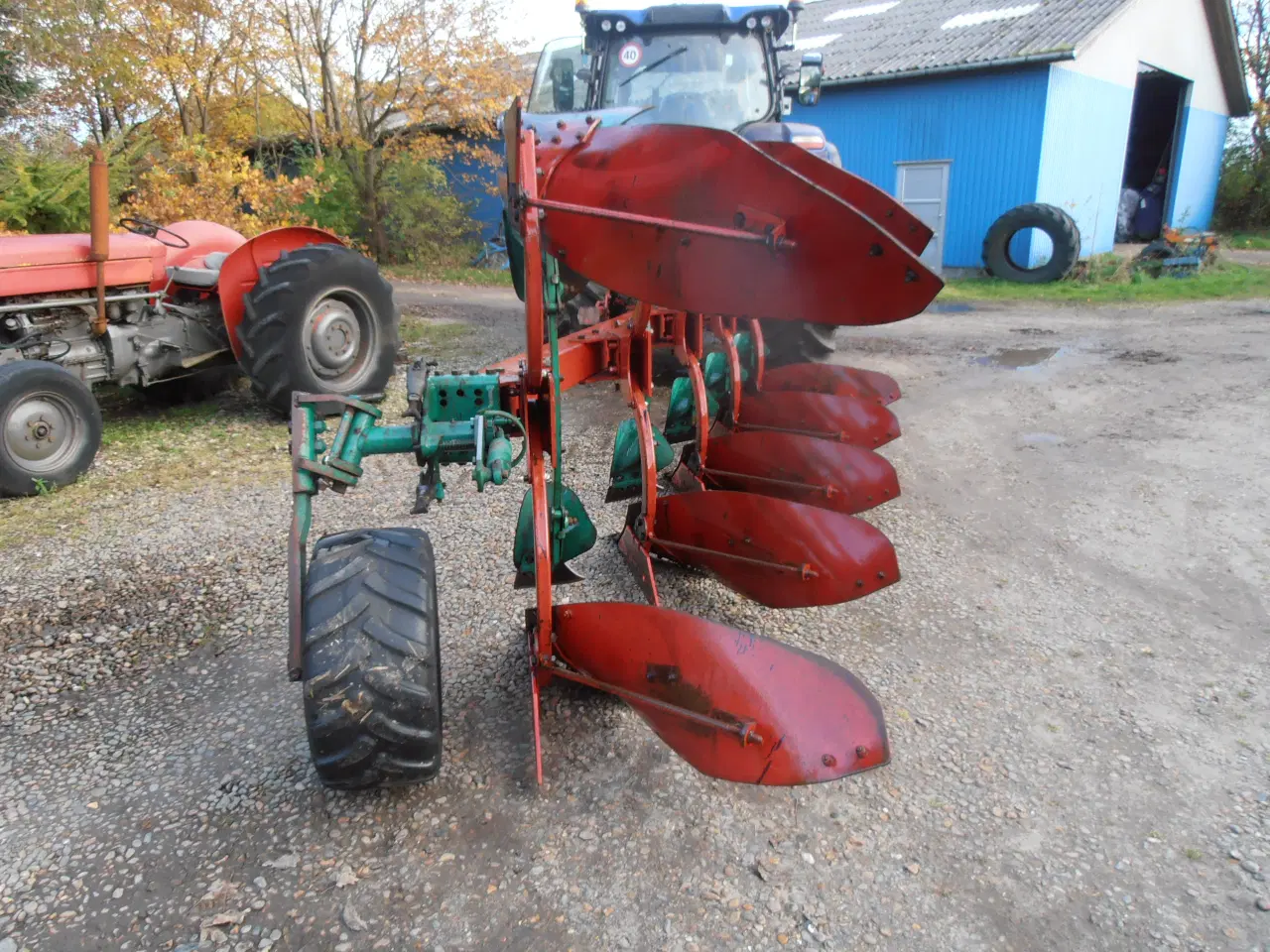 Billede 6 - Kverneland vendeplov 5 furet . 