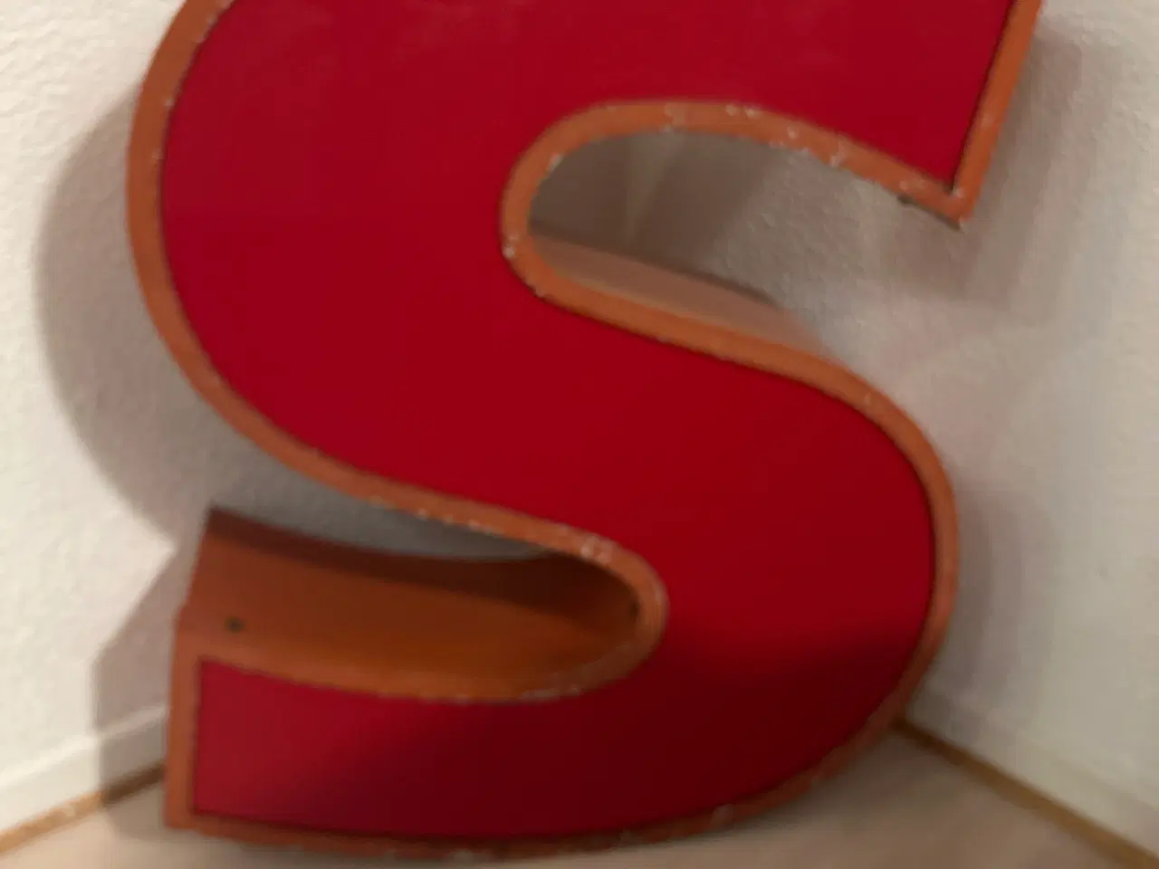 Billede 1 - Facadeskilt, vintage “S”