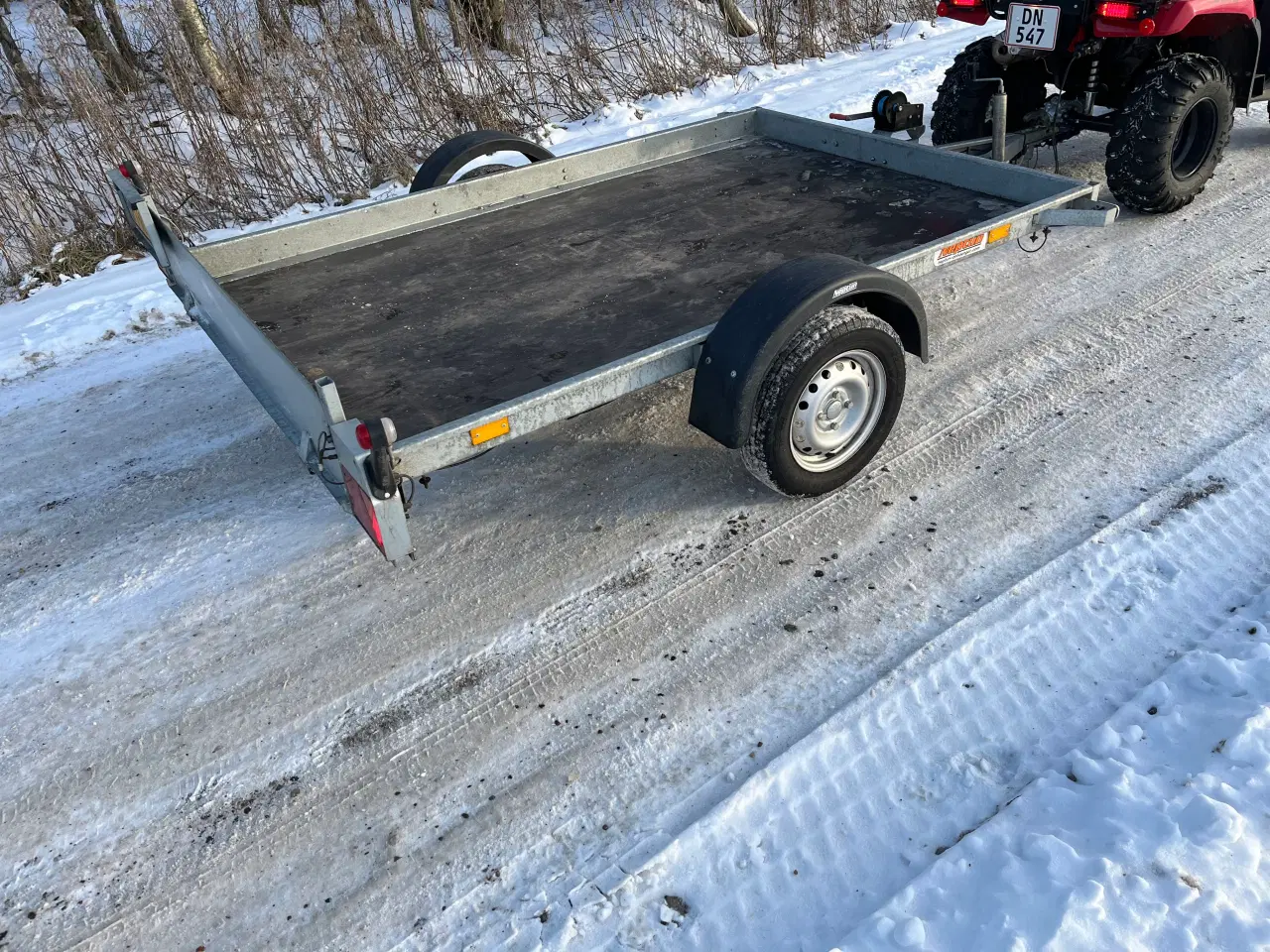 Billede 2 - Maskintrailer med tip og spil