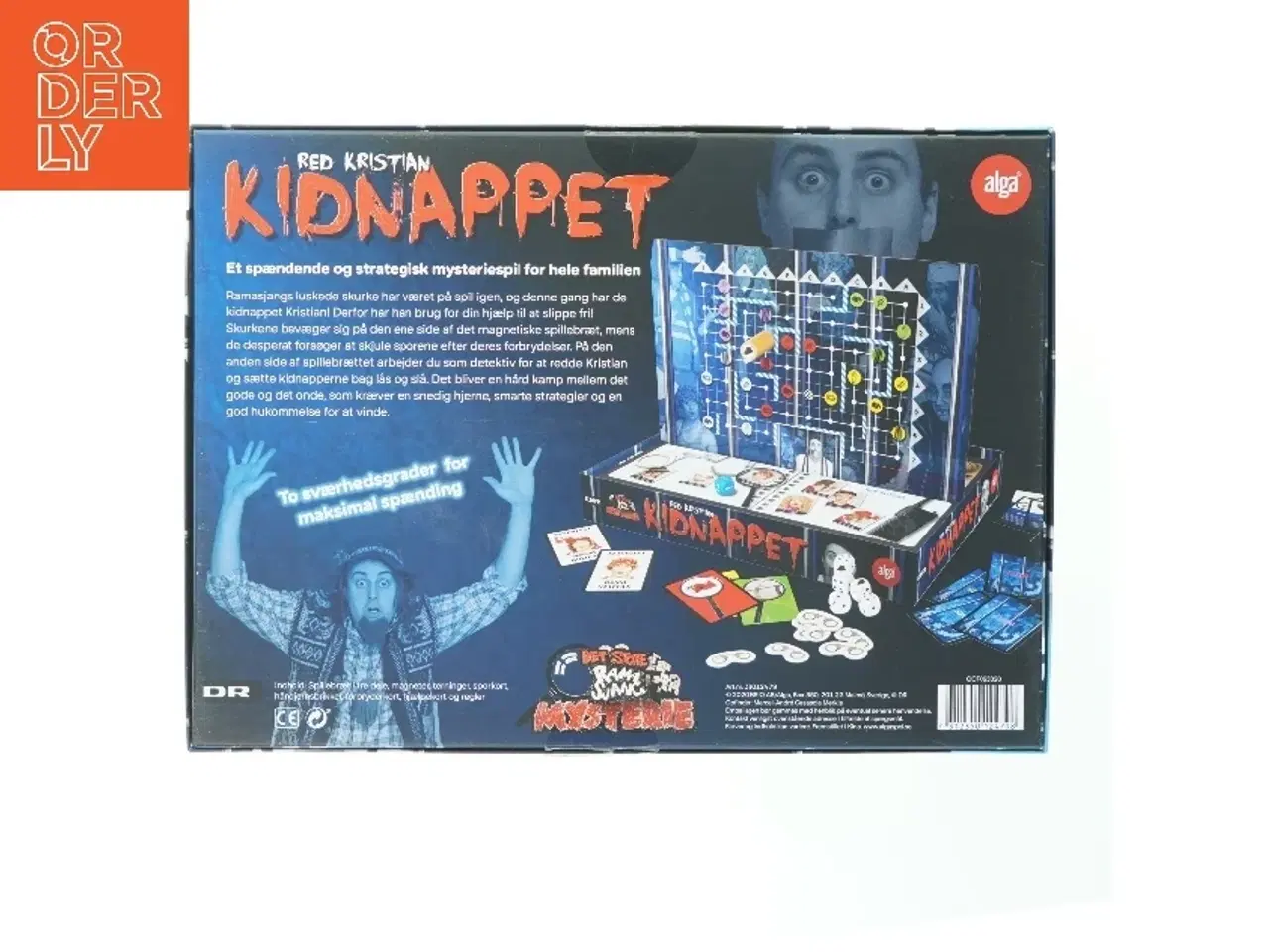 Billede 3 - Red Kristian Kidnappet brætspil fra Alga (str. 37x27 cm)