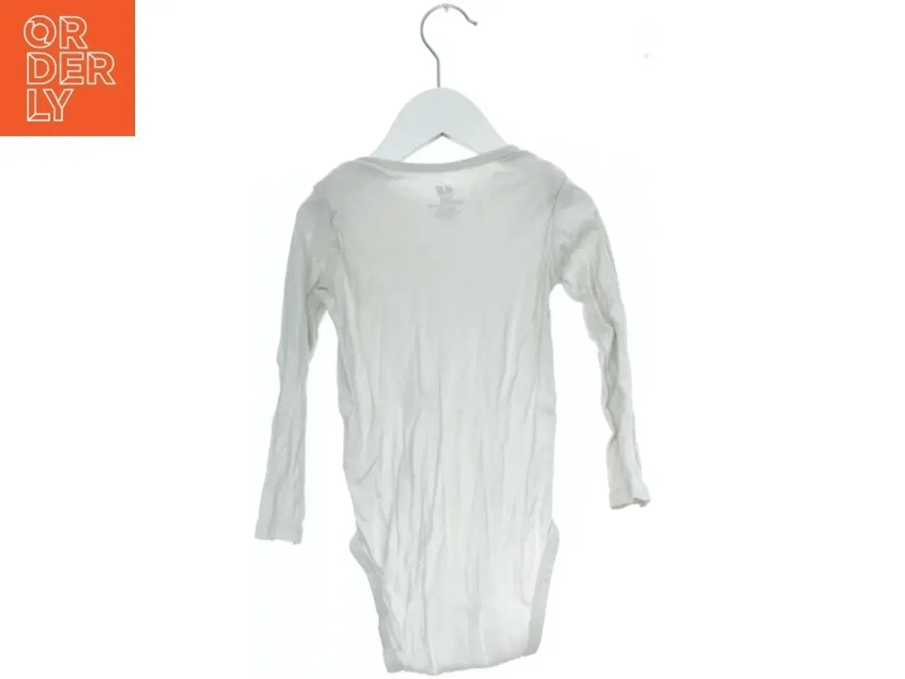 Billede 2 - Hvid langærmet bodystocking fra H&M (str. 92)