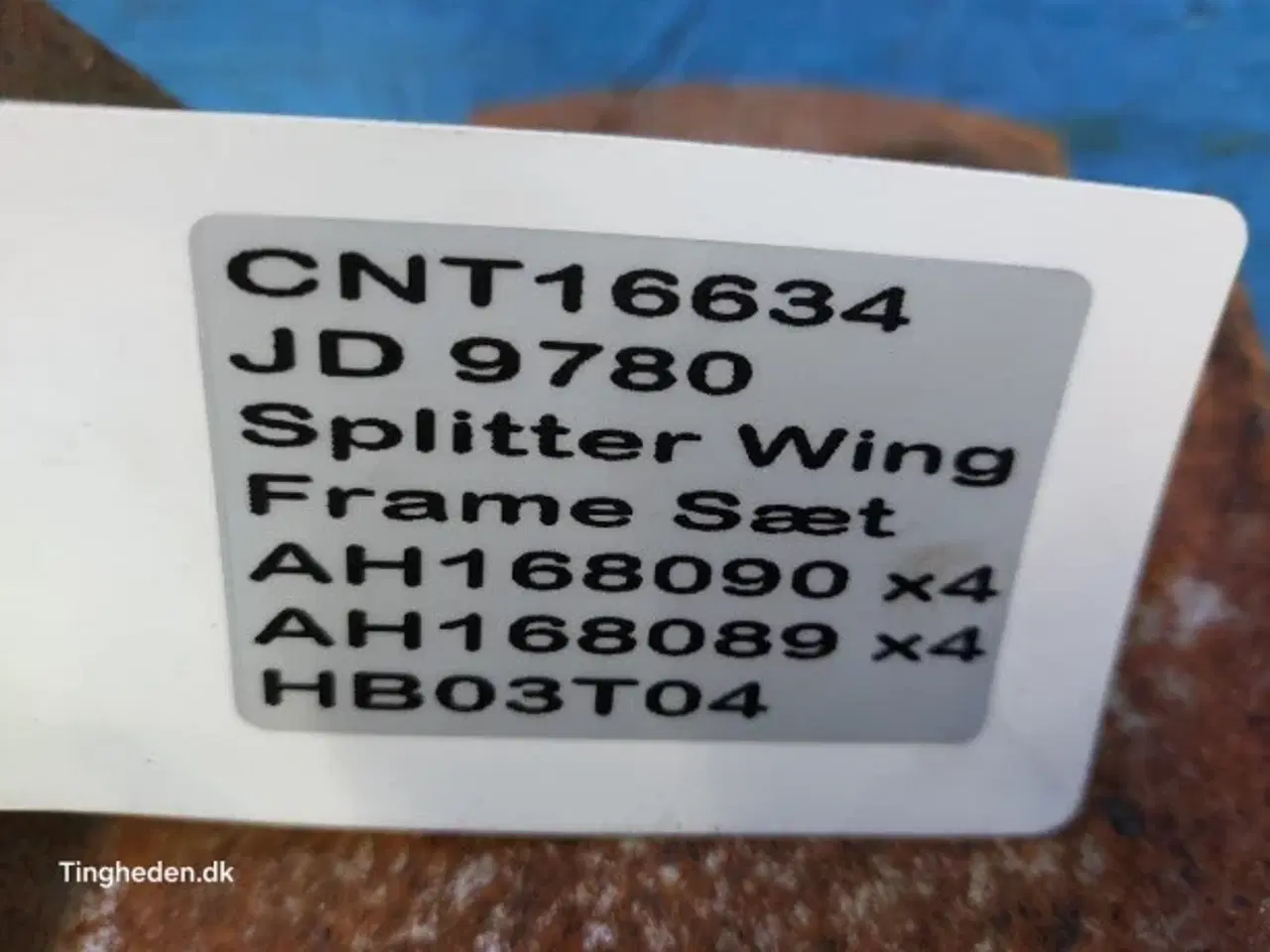 Billede 12 - John deere 9780 Splittervinge Sæt AH168090