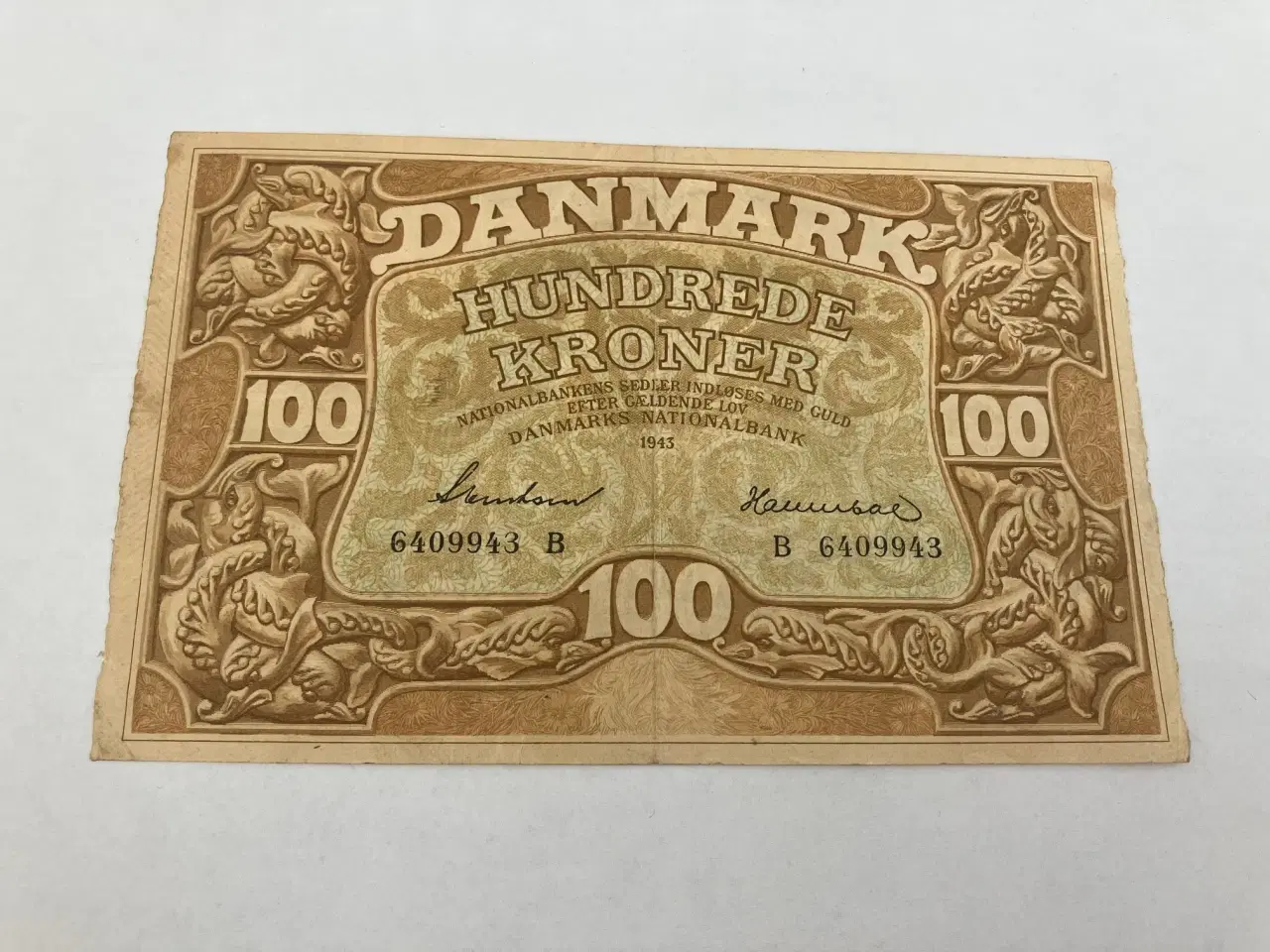 Billede 1 - 100 Kroner 1943 B