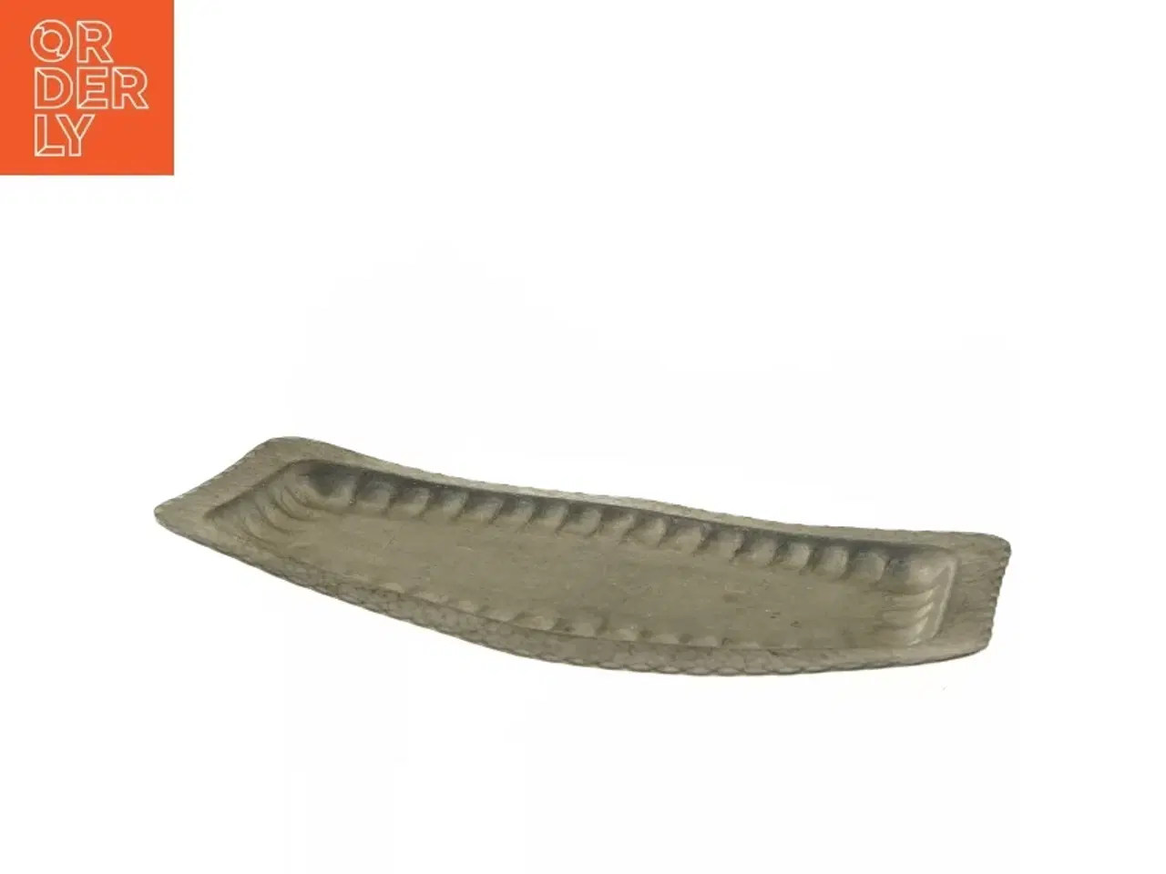 Billede 1 - Retro rektangulært metalfad (str. 38x21 cm)