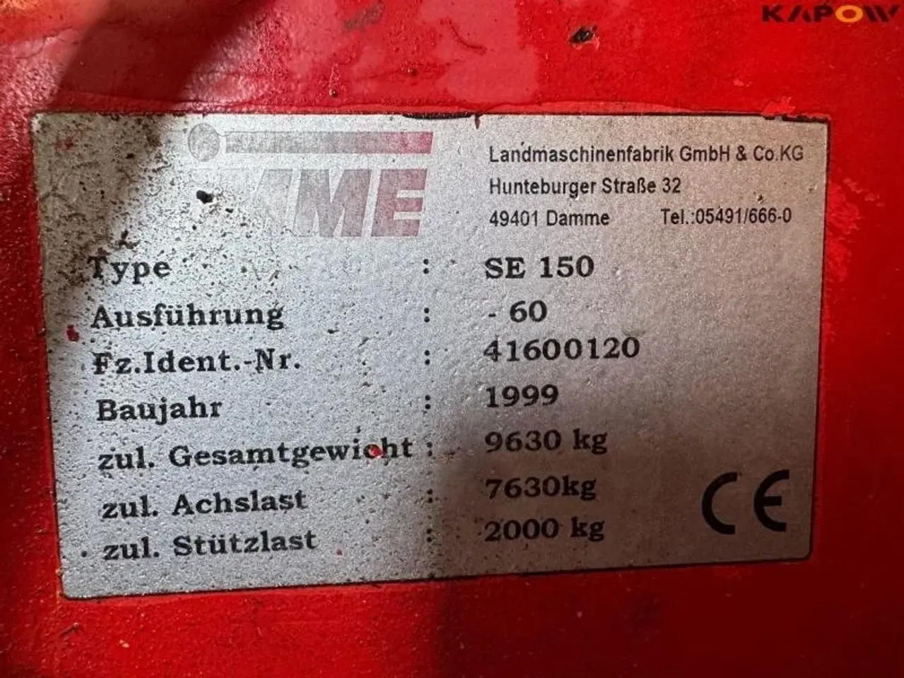 Billede 3 - Grimme SE 150-60