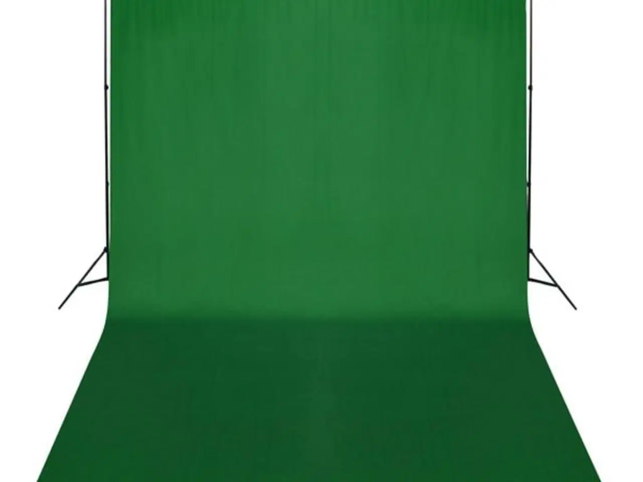 Billede 2 - Fotobaggrund i bomuld grøn 500 x 300 cm chroma key