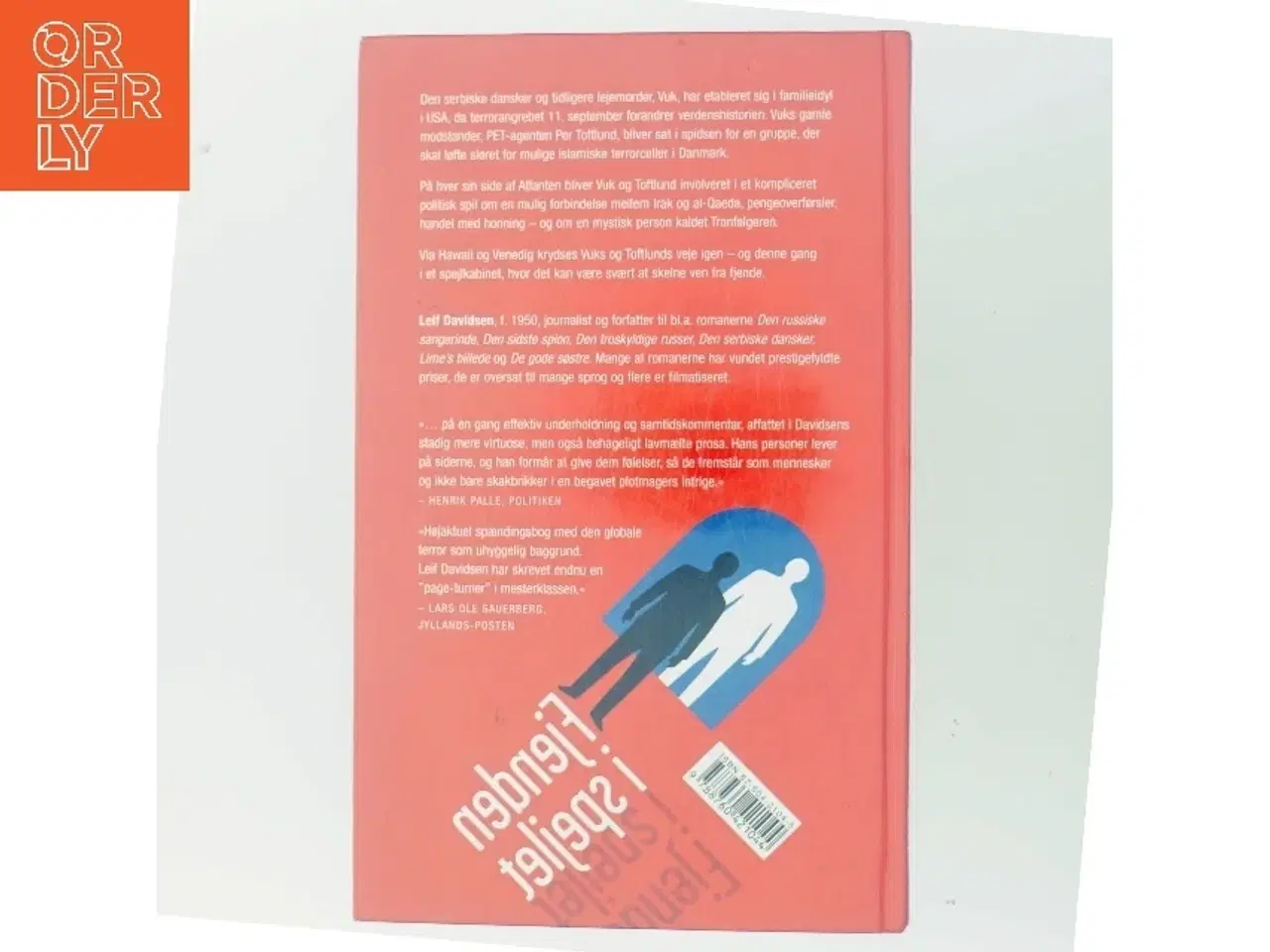 Billede 3 - Fjenden i spejlet : roman af Leif Davidsen (Bog)