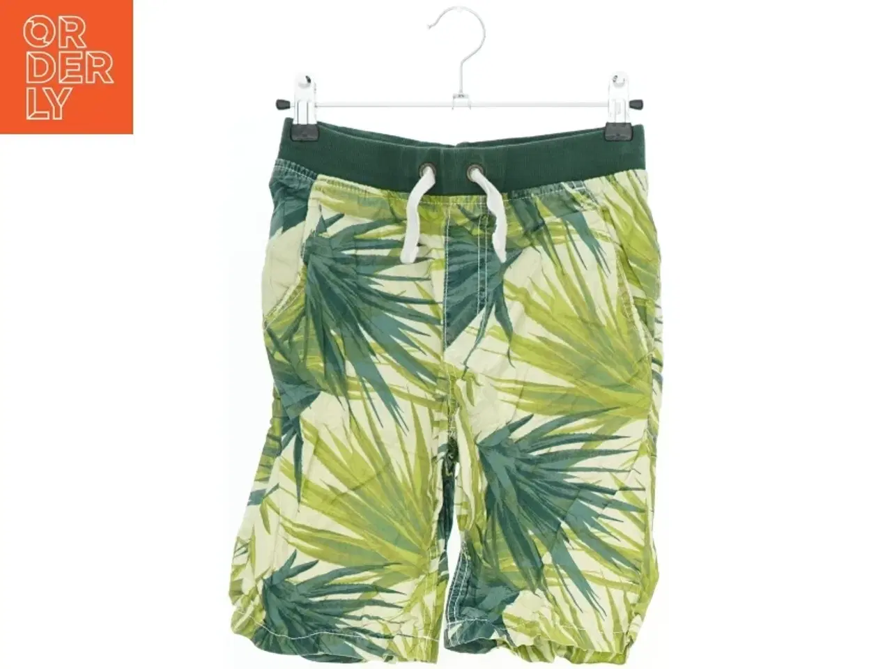 Billede 1 - Grønne shorts med palmemønster fra H&M (str. 134)