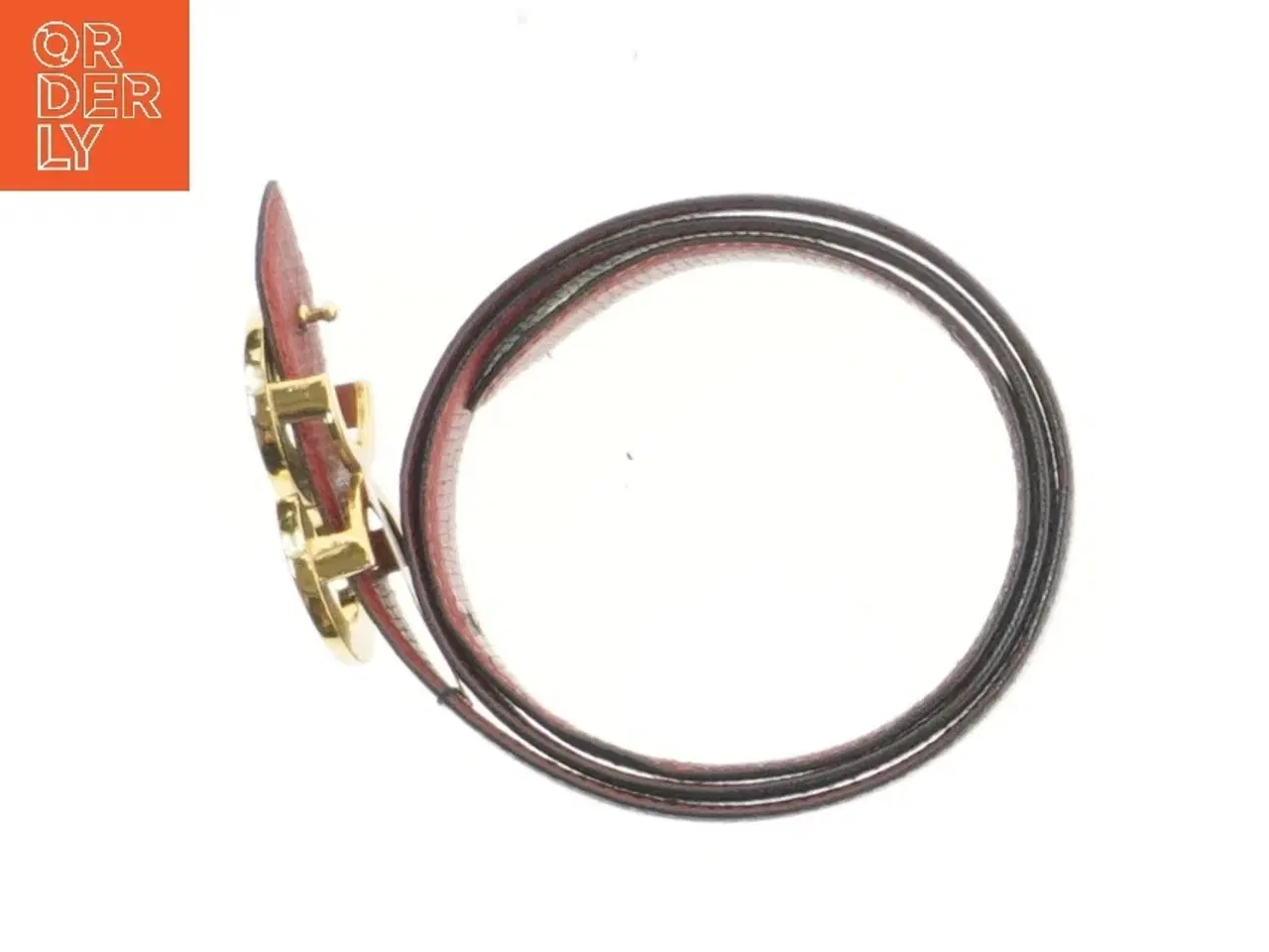 Billede 2 - Bælte med guldbelagt spænde (str. 101 cm)