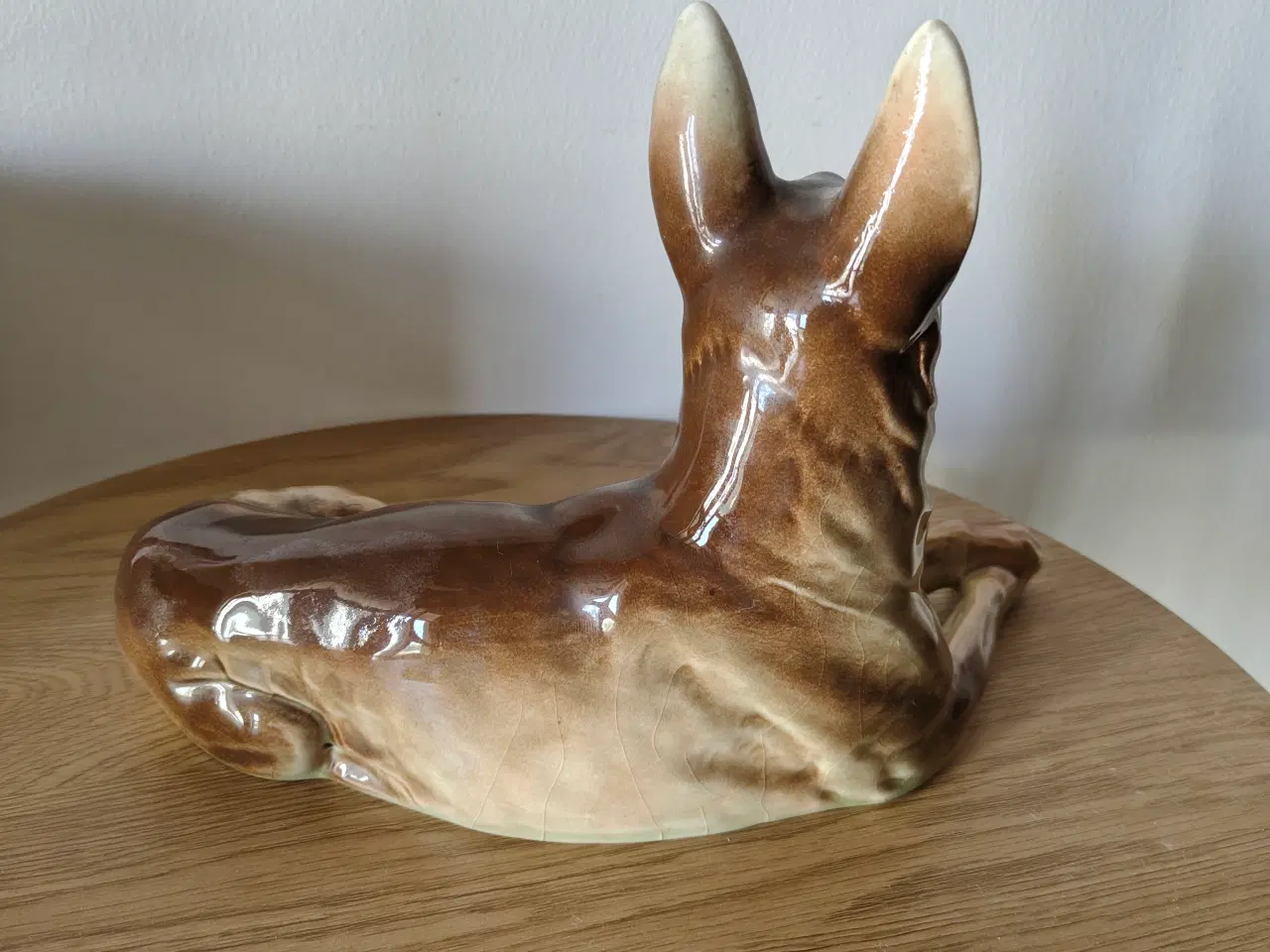 Billede 2 - Stor vintage porcelænshund