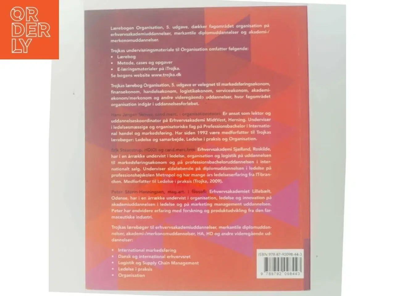 Billede 2 - Organisation af Hans Jørgen Skriver (Bog)