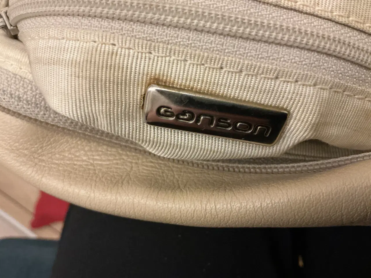 Billede 3 - Hanson’s beige læder taske 