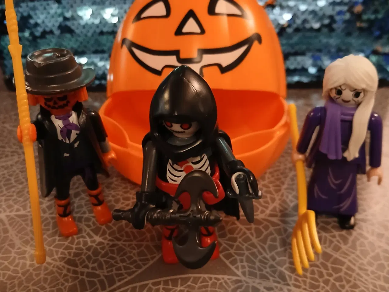 Billede 1 - Playmobil Halloween figurer m/ Græskar