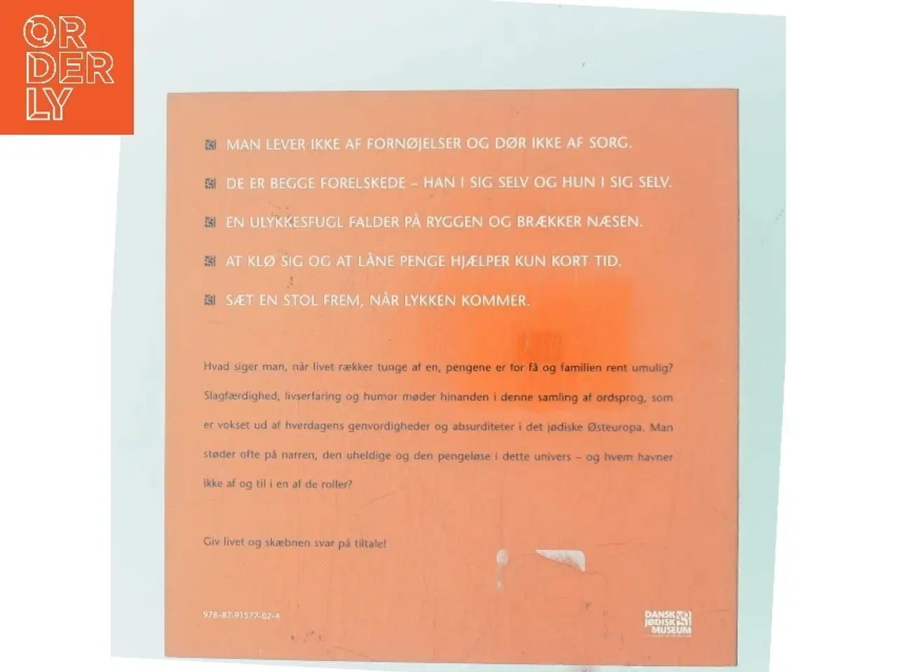 Billede 3 - I spejlet ser man sin bedste ven - og andre jødiske ordsprog på jiddish og dansk (Bog)