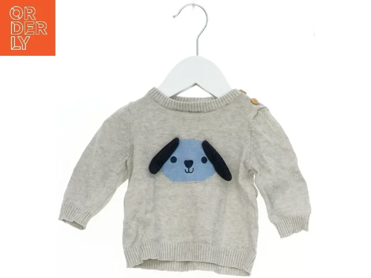 Billede 1 - Striktrøje med hundemotiv fra Name It (str. 62)