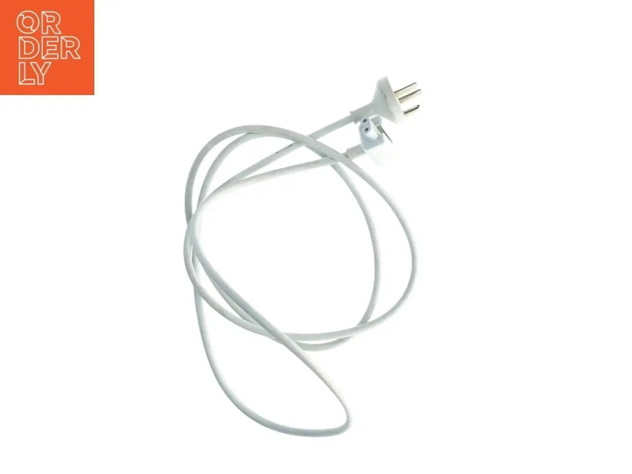 Billede 1 - Hvid strømledning (str. 185 cm)
