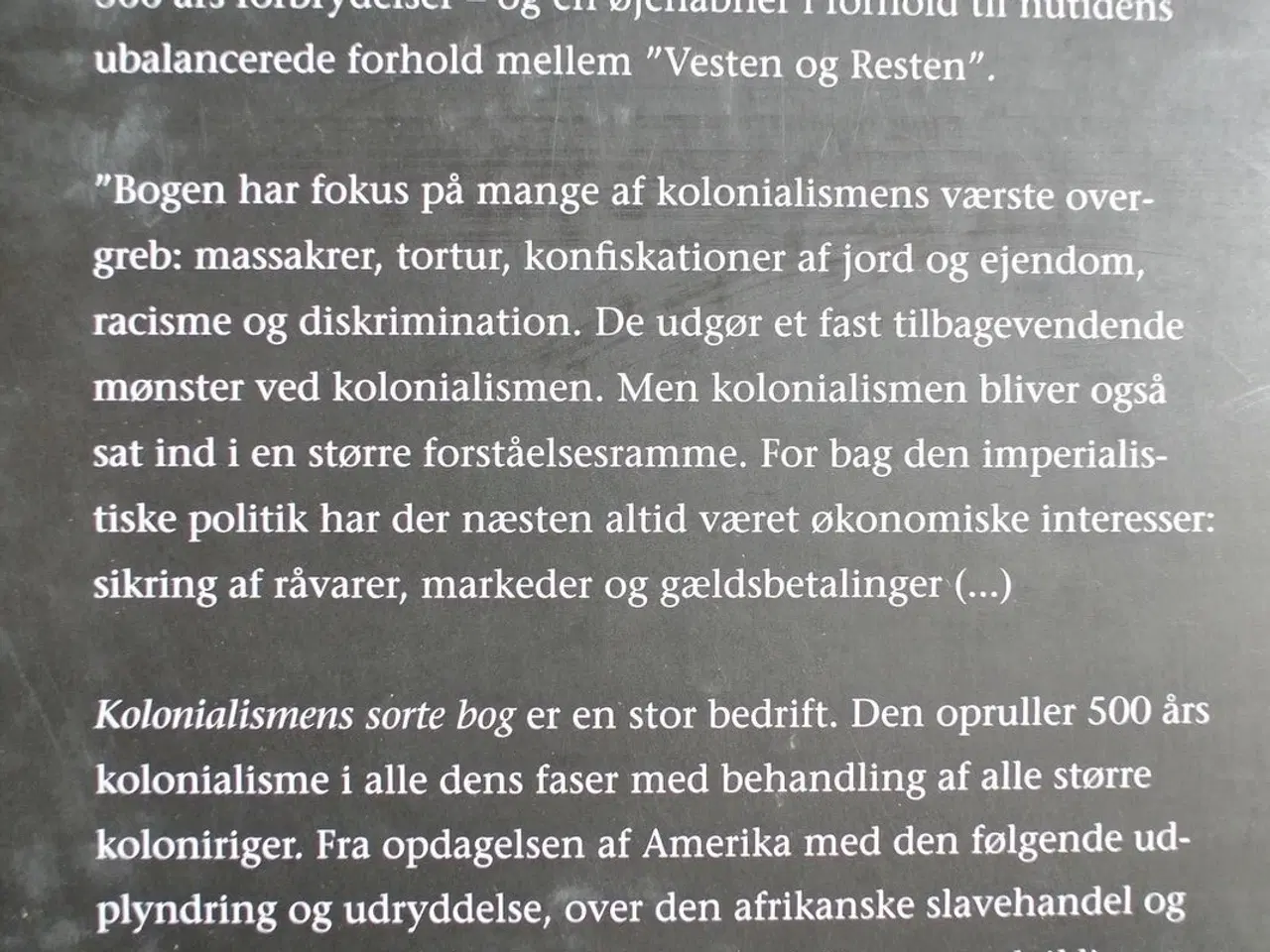 Billede 4 - kolonialismens sorte bog - 500 års forbrydelser, r