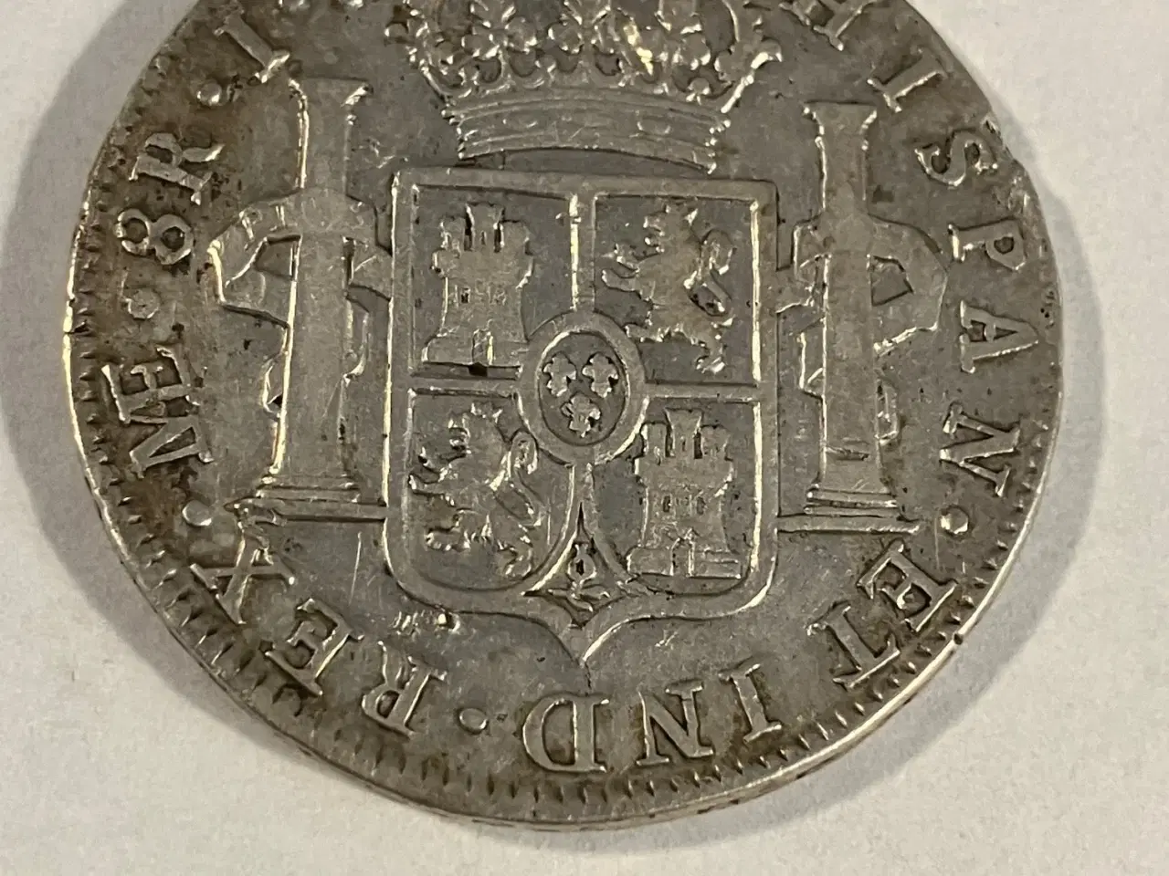 Billede 1 - 8 Reales 1799 - Slidt