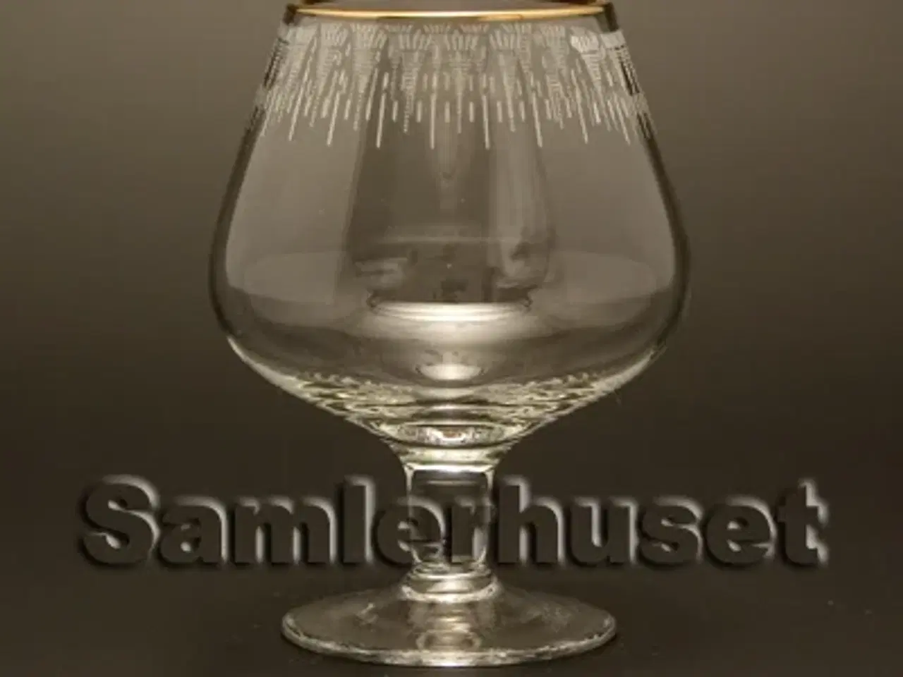 Billede 1 - Kongeå Cognacglas. H:85 mm.