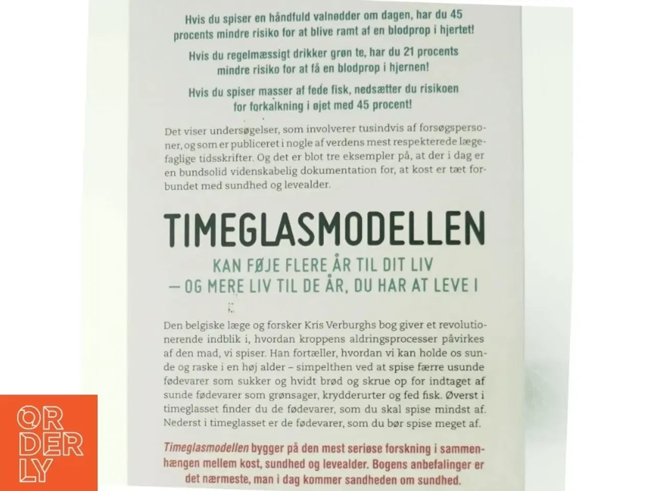 Billede 3 - Timeglasmodellen : om at tabe sig og holde sig ung længere af Kris Verburgh (Bog)