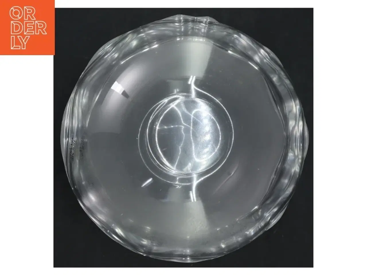 Billede 4 - Glas bonbonniere fra Holmegaard (str. Ø. 14 cm)