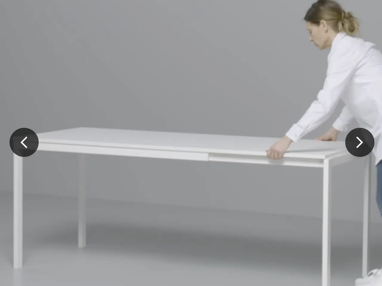 Billede 7 - Hvidt Ikea spisebord