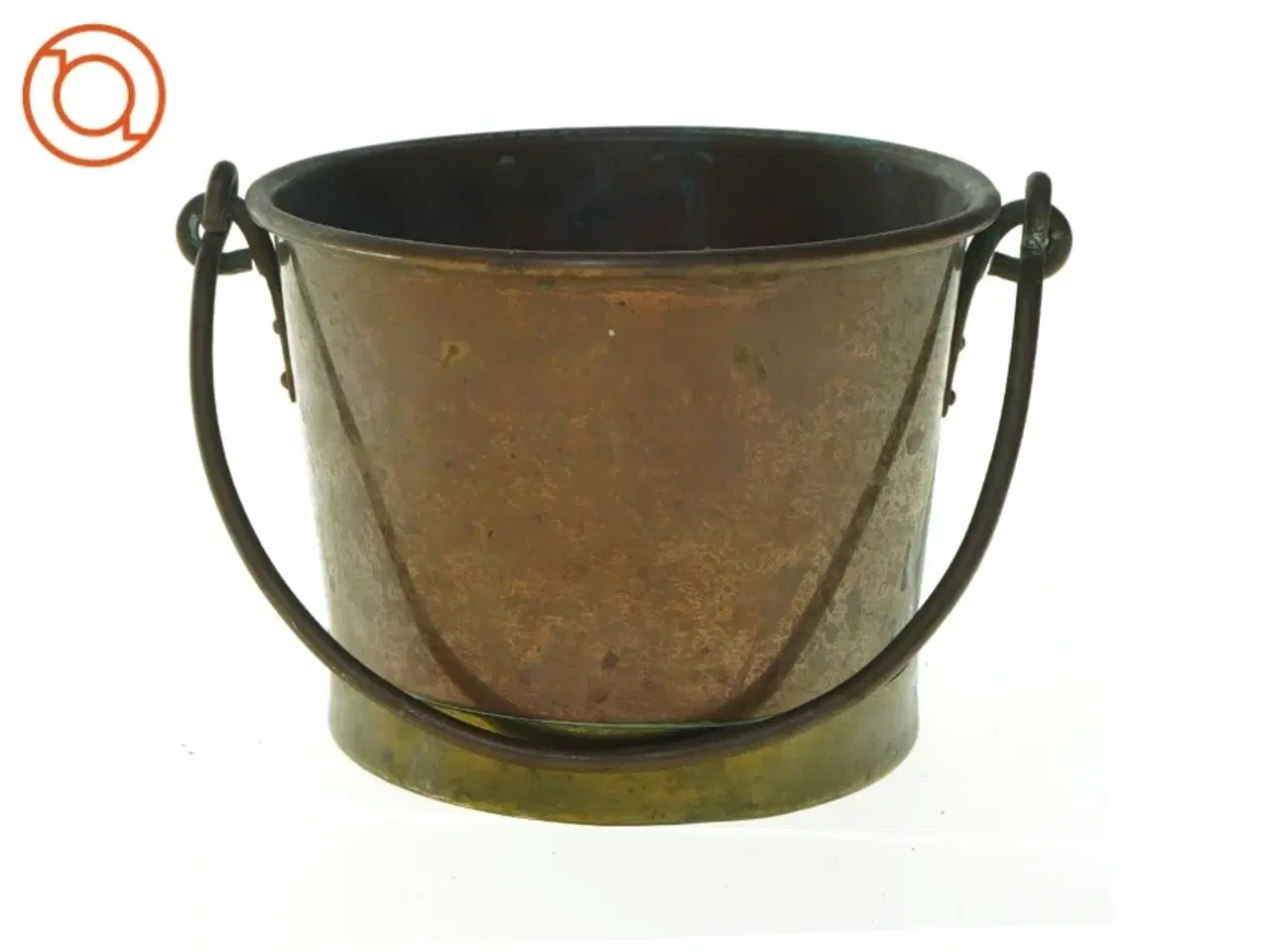 Billede 1 - Gammel kobber spand (str. 15 x 12 cm)