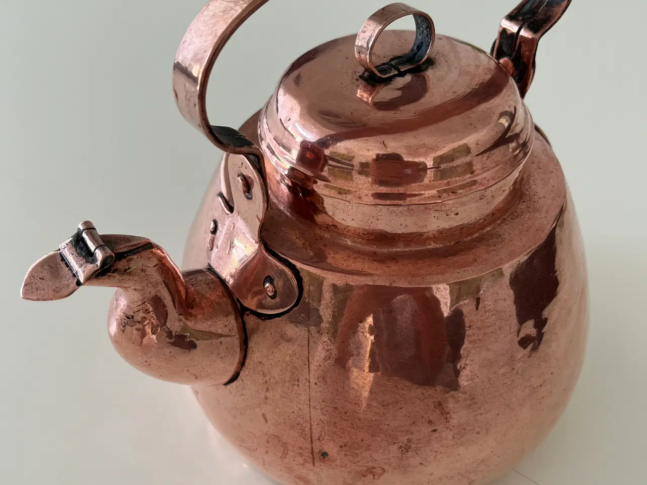 Billede 2 - Antik Kobber vandkedel, Kobber, 125 år gl.