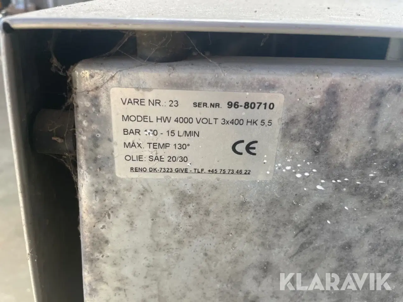 Billede 9 - Hedvandsrenser Reno HW4000