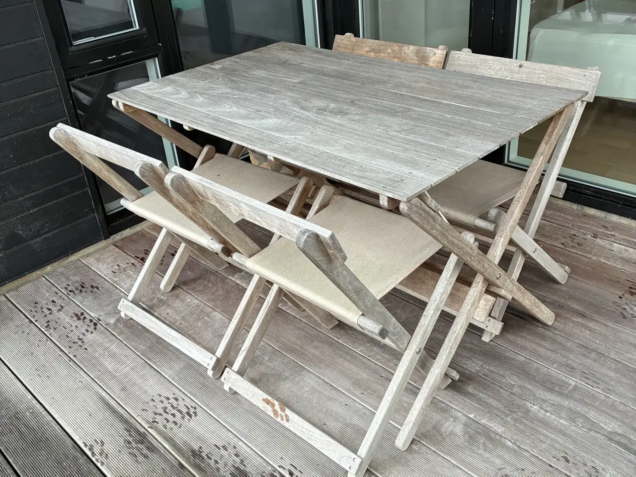 Billede 2 - Børge Mogensen havebord & 4 stole