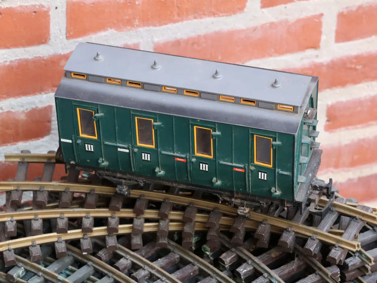 Billede 9 -  LGB model lokomotiv nr 2020 + div vogne, skinner 
