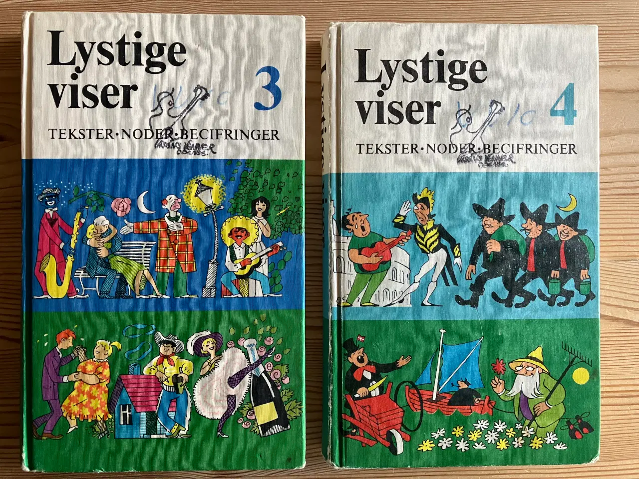 Billede 2 - Lystige Viser 1 3 4, 6 7 8 9 10 11 og 12 m.fl.