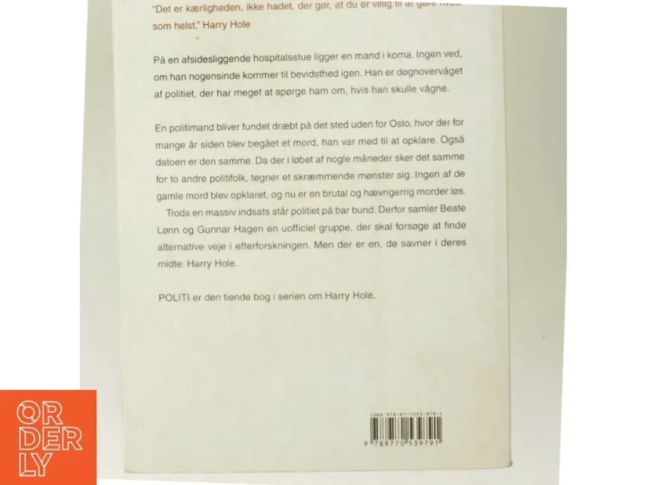 Billede 3 - Politi af Jo Nesbø fra Modtryk