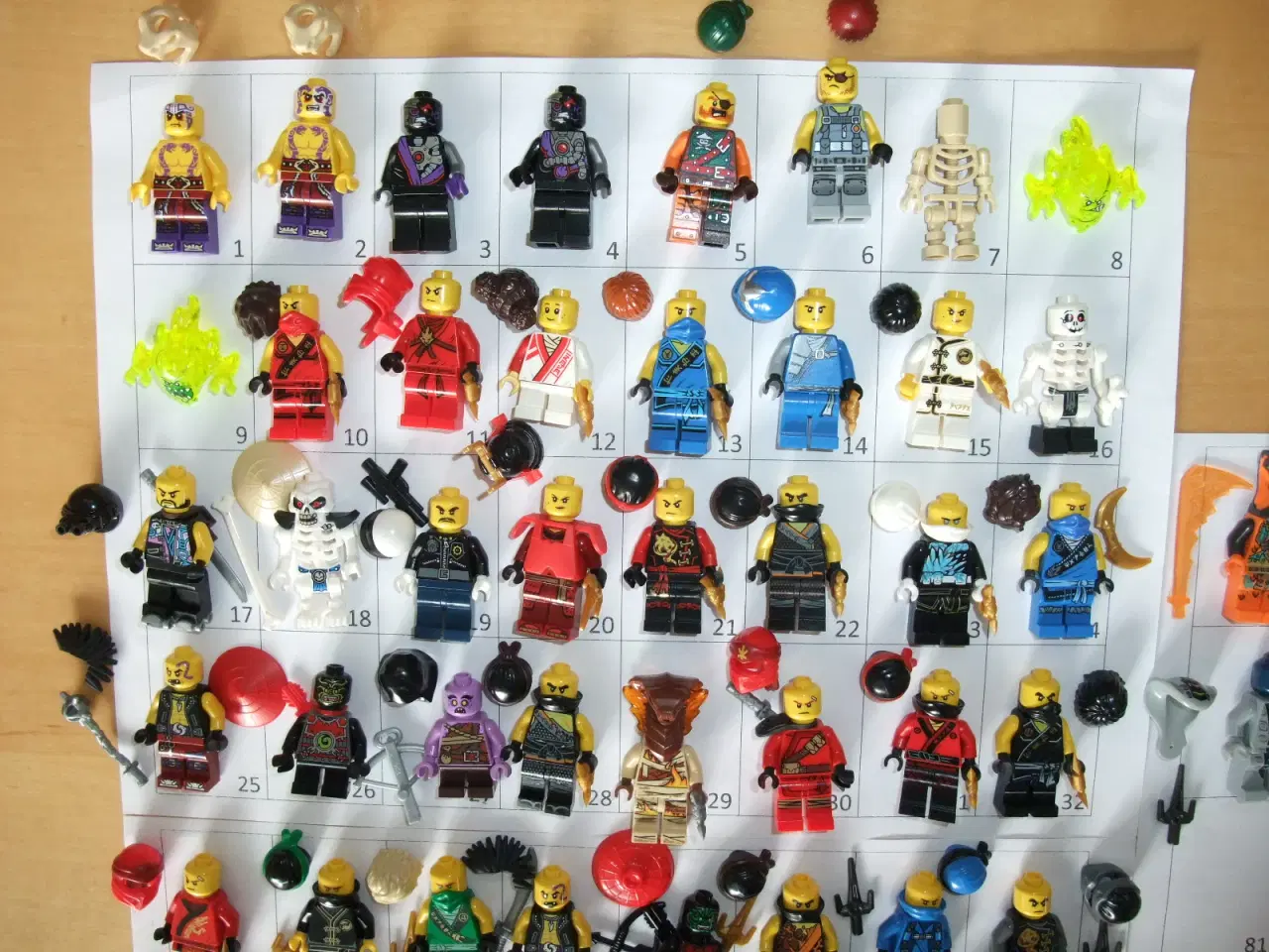 Billede 5 - Lego Ninjago Figurer 