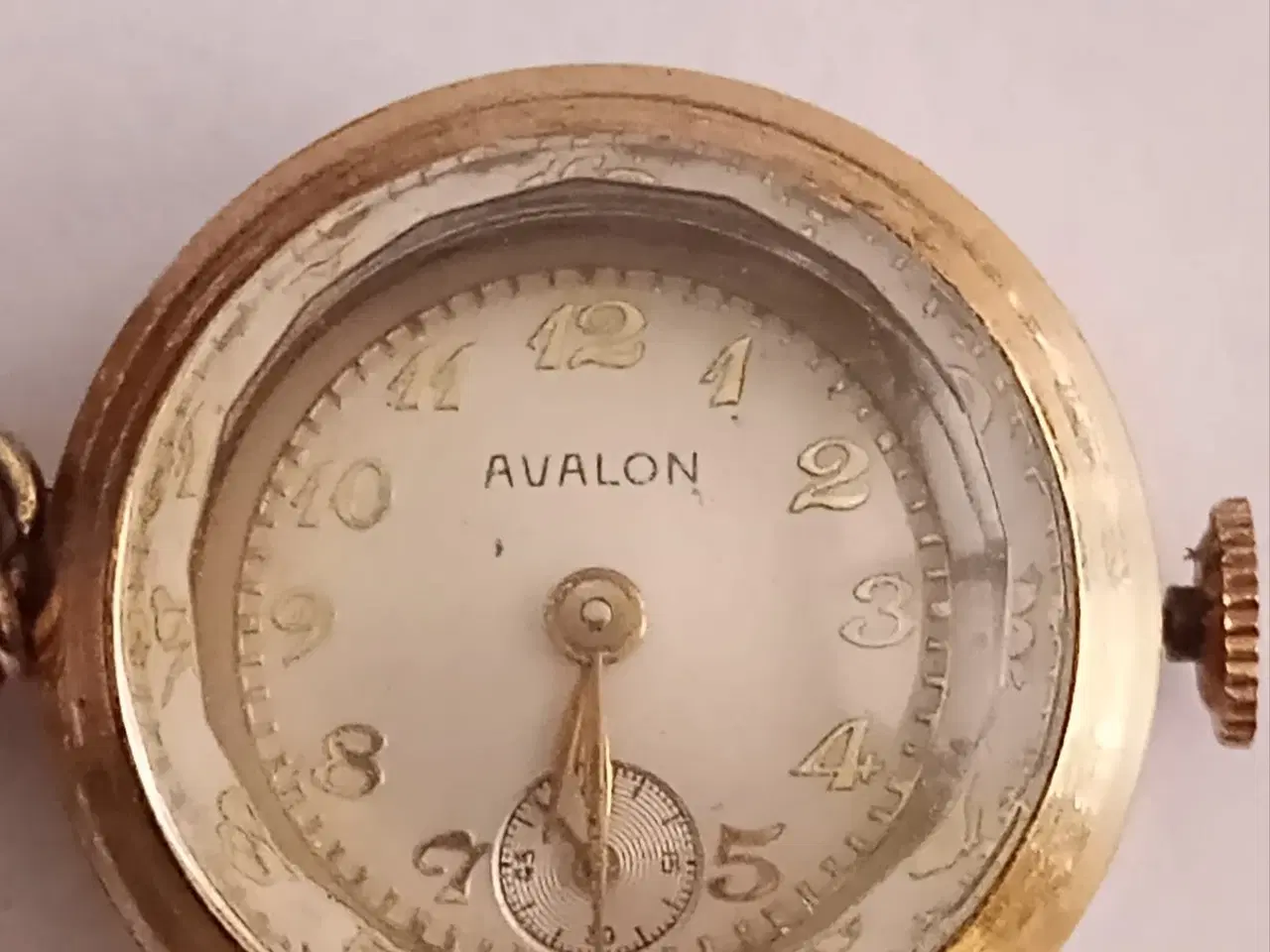 Billede 11 - Retro schweizisk ur AVALON forgyldt ur fra 1930 
