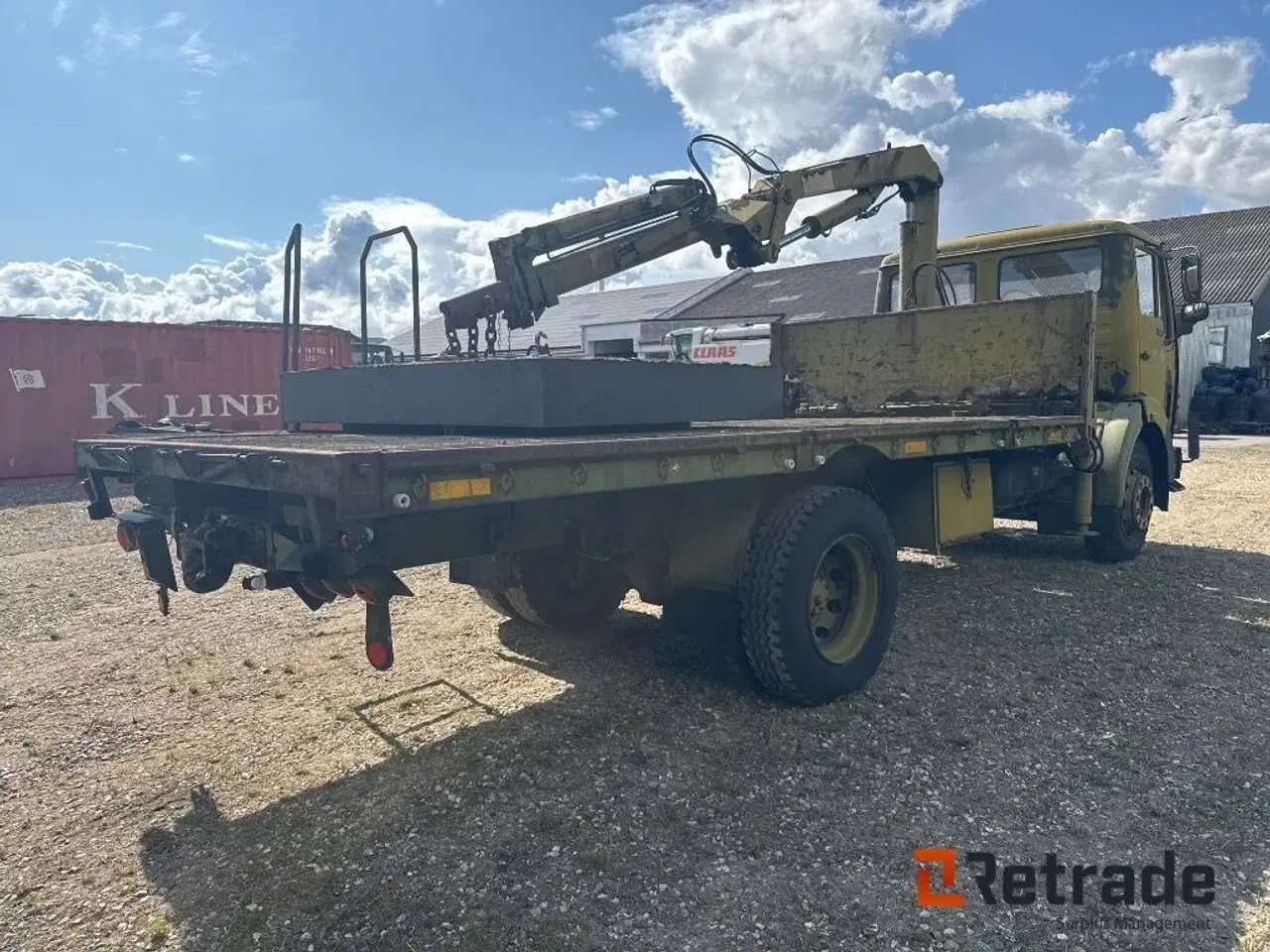 Billede 3 - Mercedes-Benz 1213 4x2  med kran