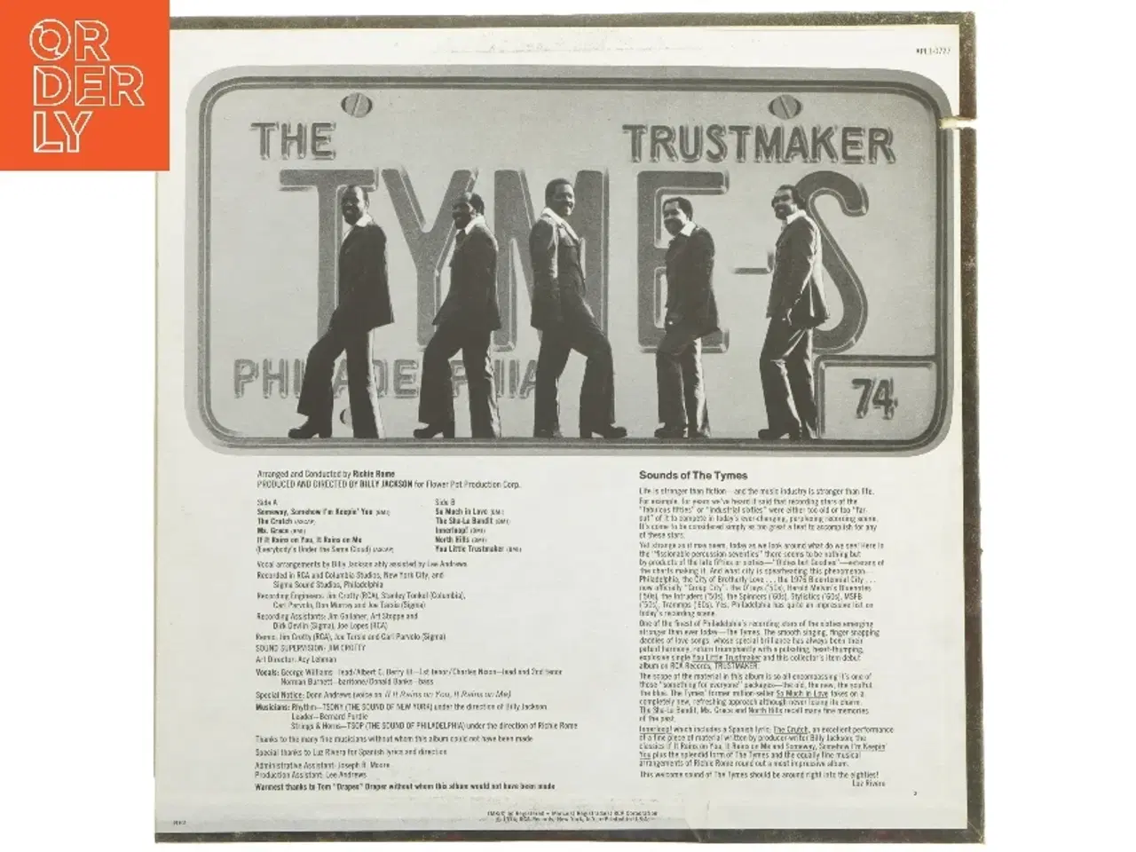 Billede 2 - The Tymes - Trustmaker LP