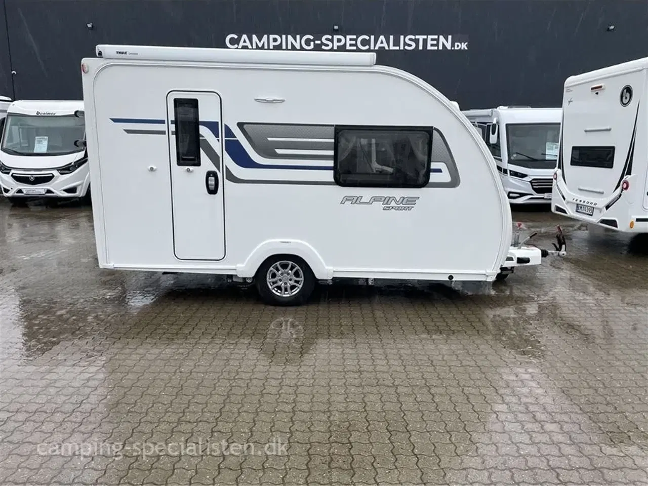 Billede 1 - 2017 - Sprite Alpine Sport 370 EK   Super smart rejsevogn - Sprite Alpine Sport 370 EK fra 2017 - Kan nu opleves hos Camping-Specialisten i Silkeborg