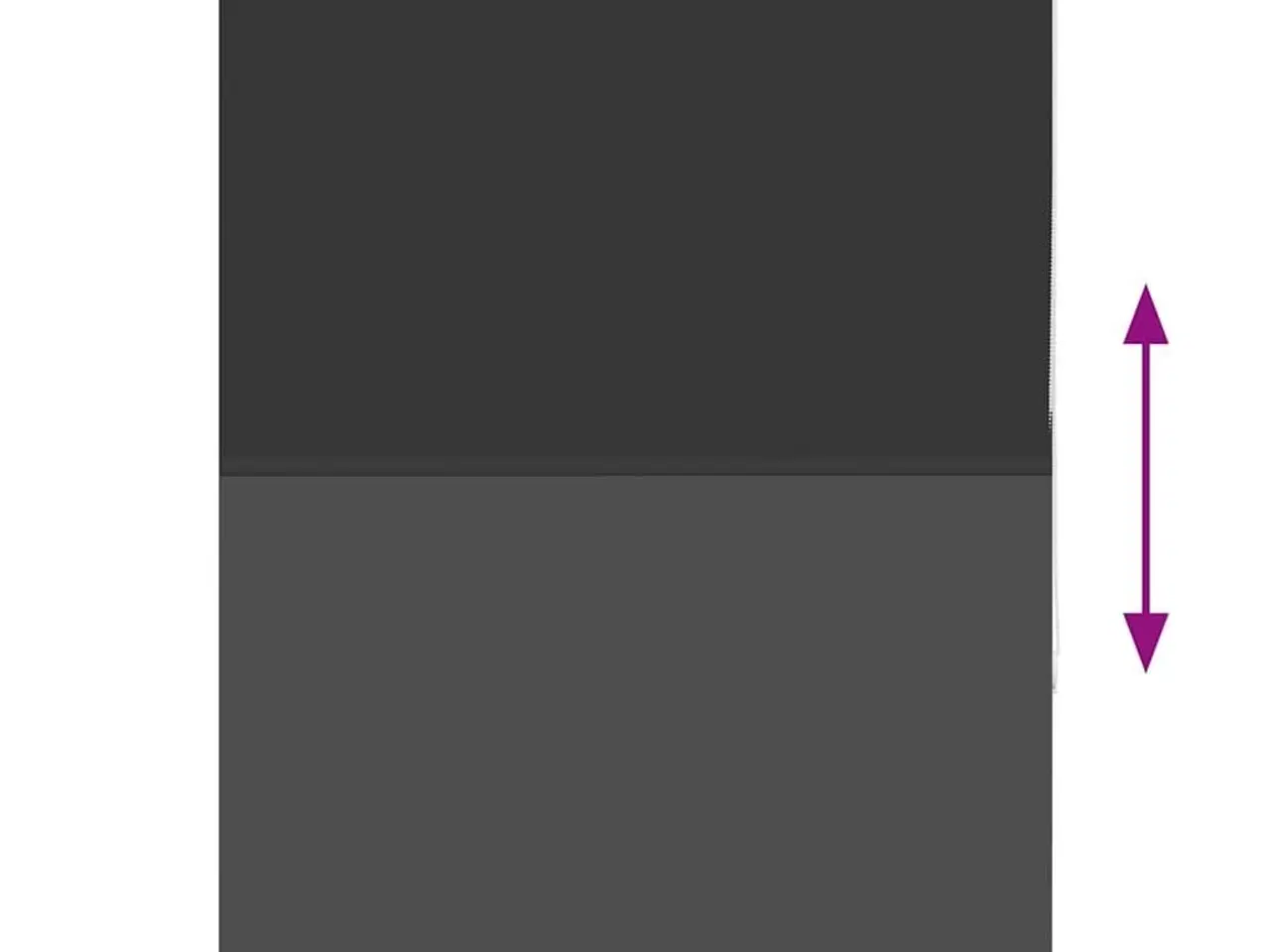 Billede 5 - Rullegardin mørklægning 115x150 cm stofbredde 110,7cm polyester