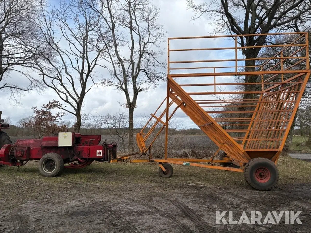 Billede 2 - Ballepresser og ballevogn Ih International 440 T 1 ejer