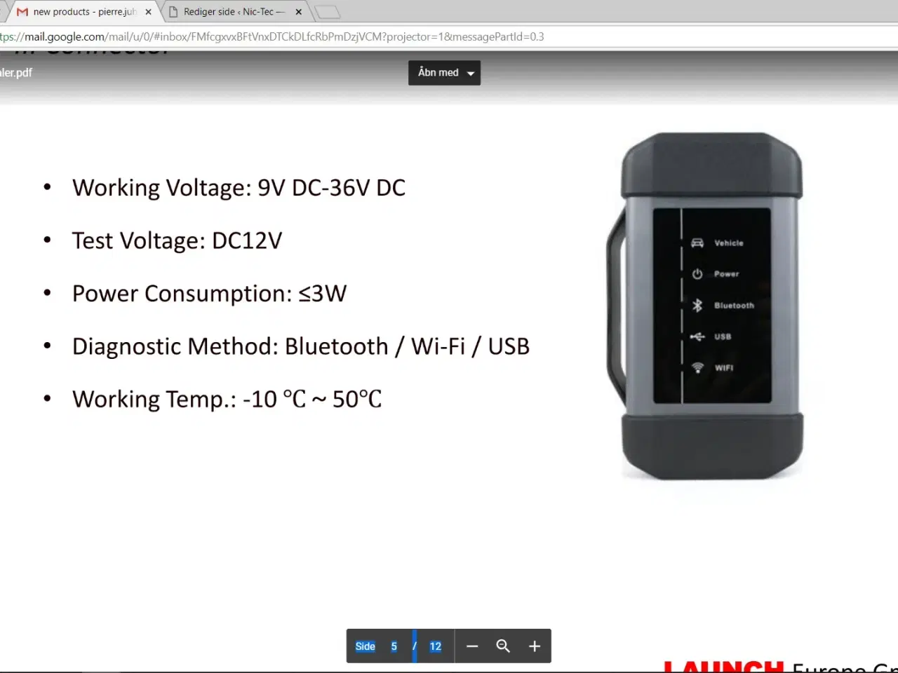 Billede 3 - Lastbil og bus HD Pakke for personvogns tester X431 Euro Pro 4 & X431 Euro Pro 5